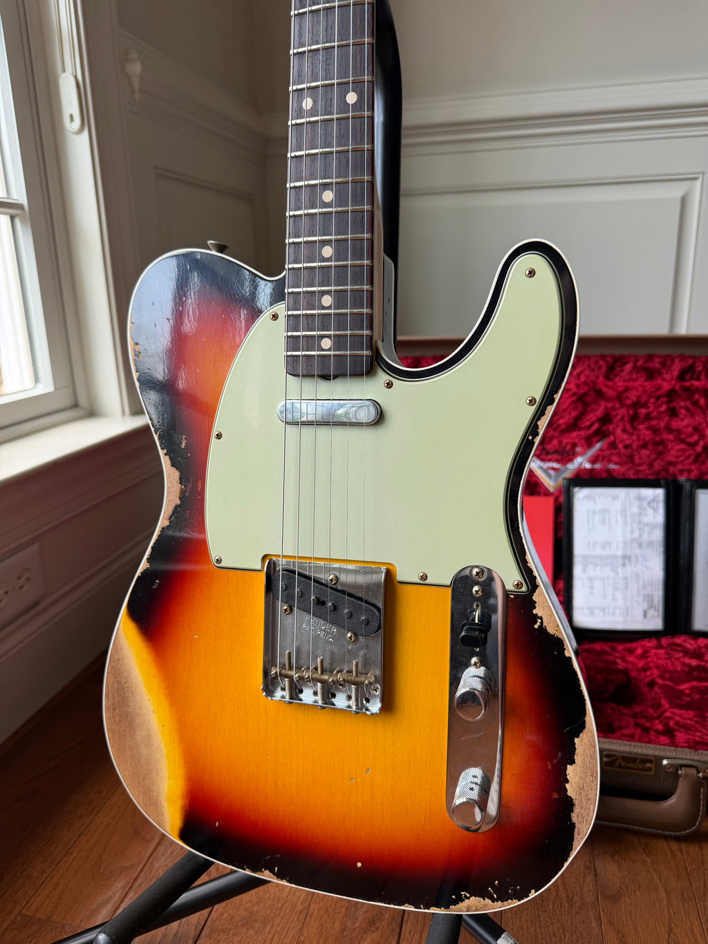 2025 Fender Custom Shop ‘60 Telecaster Custom Heavy Relic - 3 Color Sunburst