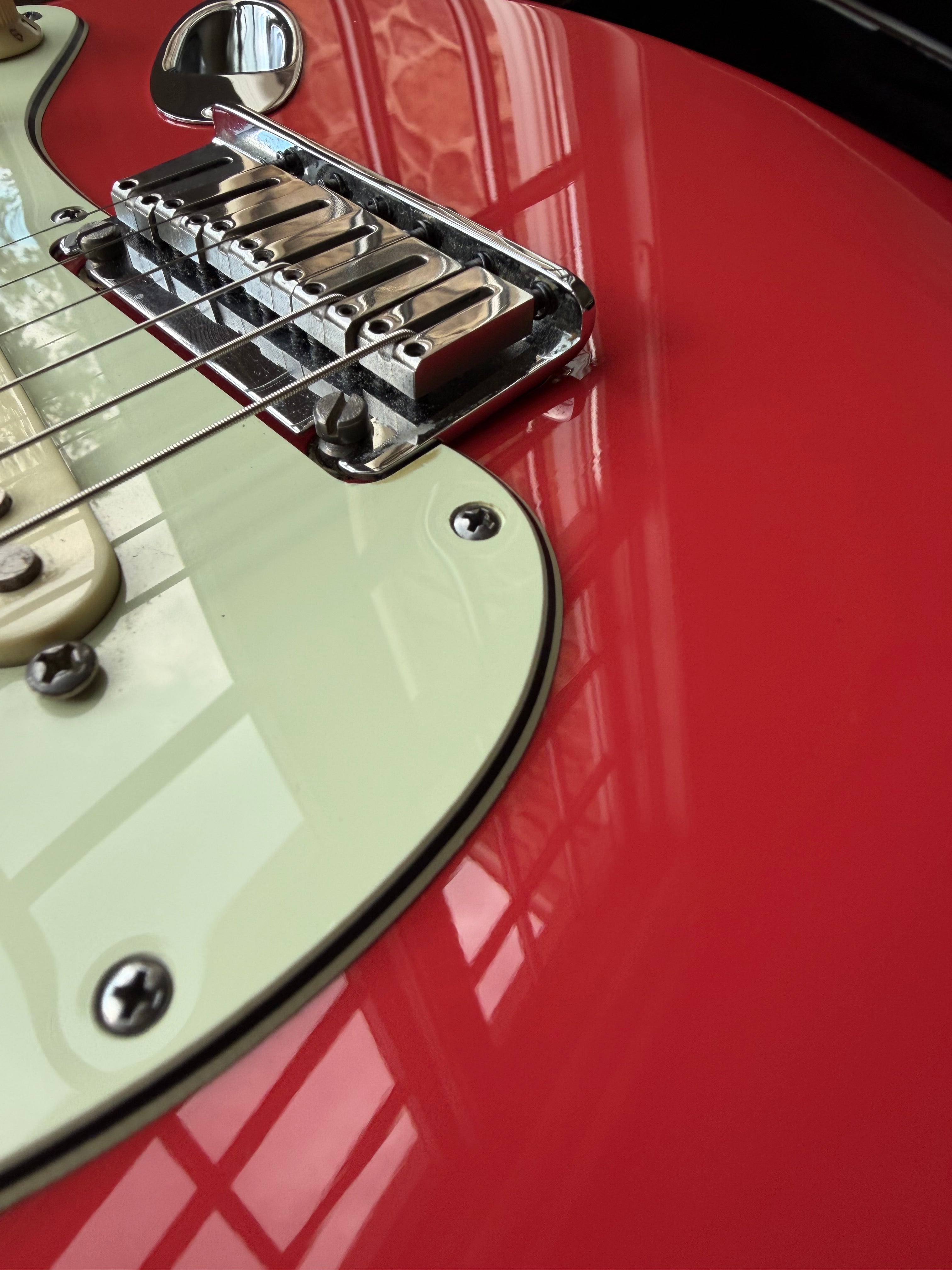 2011 Fender American Deluxe Stratocaster - Fiesta Red