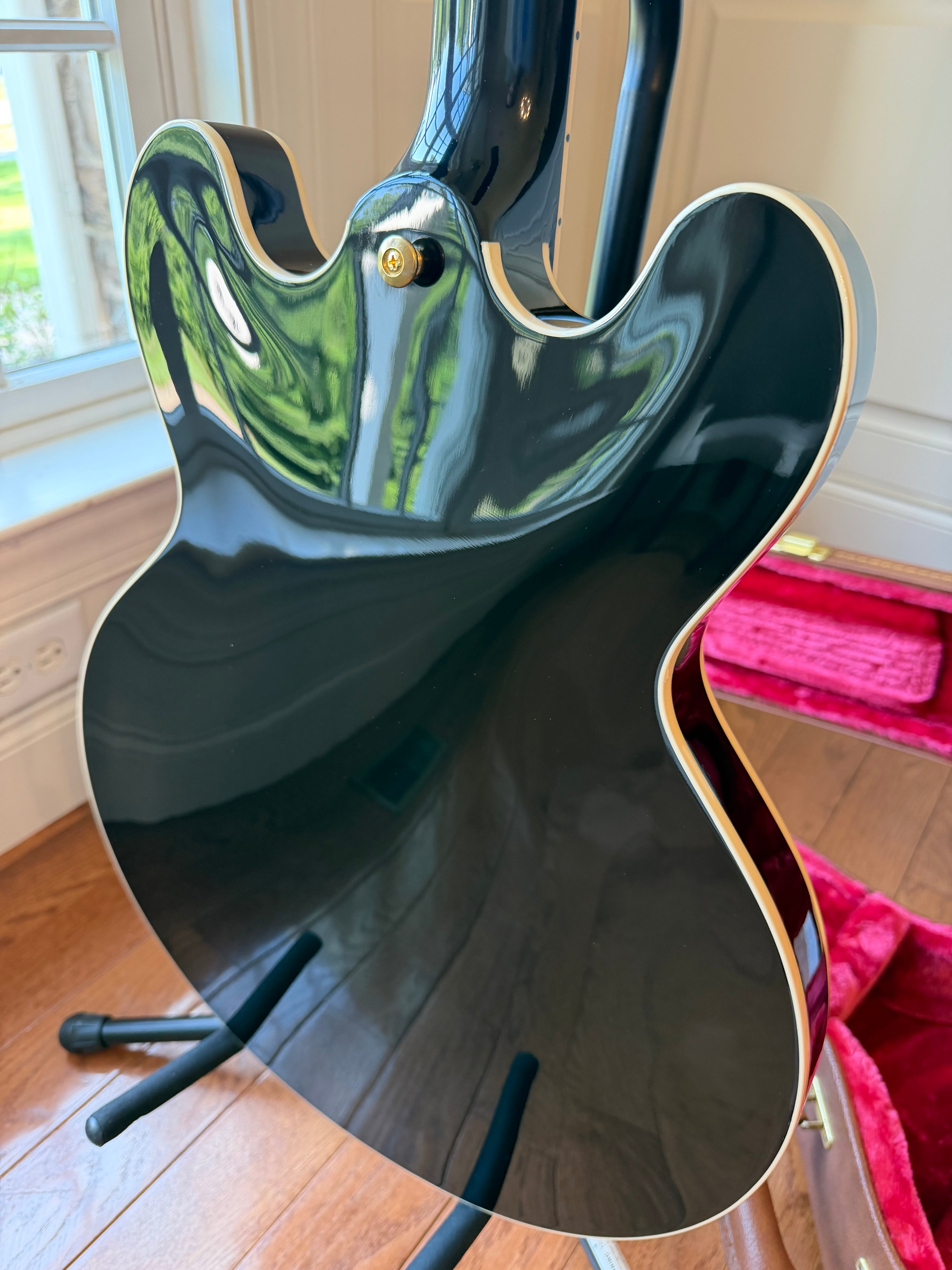 2022 Gibson ES-345 Gloss Limited Edition - Ebony Black