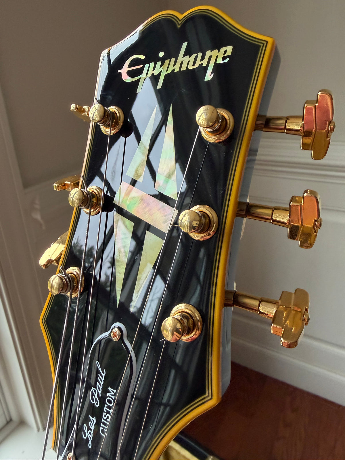 2025 Epiphone Joe Bonamassa ‘59 Les Paul Custom Bigsby - Antique Ebony