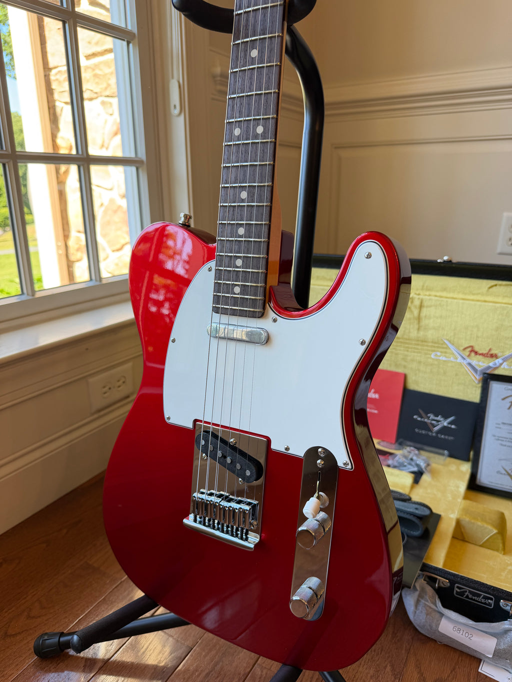 2026 Fender Custom Shop Telecaster Custom Deluxe W25 Limited Edition NOS - Candy Apple Red