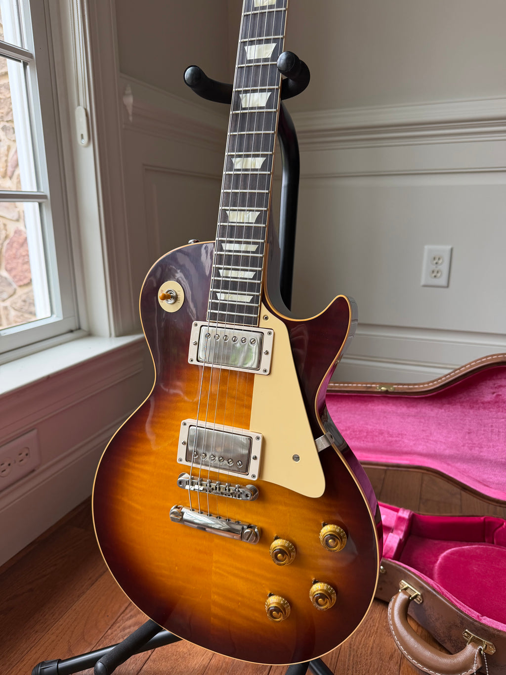 2026 Gibson Custom Shop Les Paul Standard 8.1 lbs ‘59 Reissue R9 VOS - Iced Tea Burst