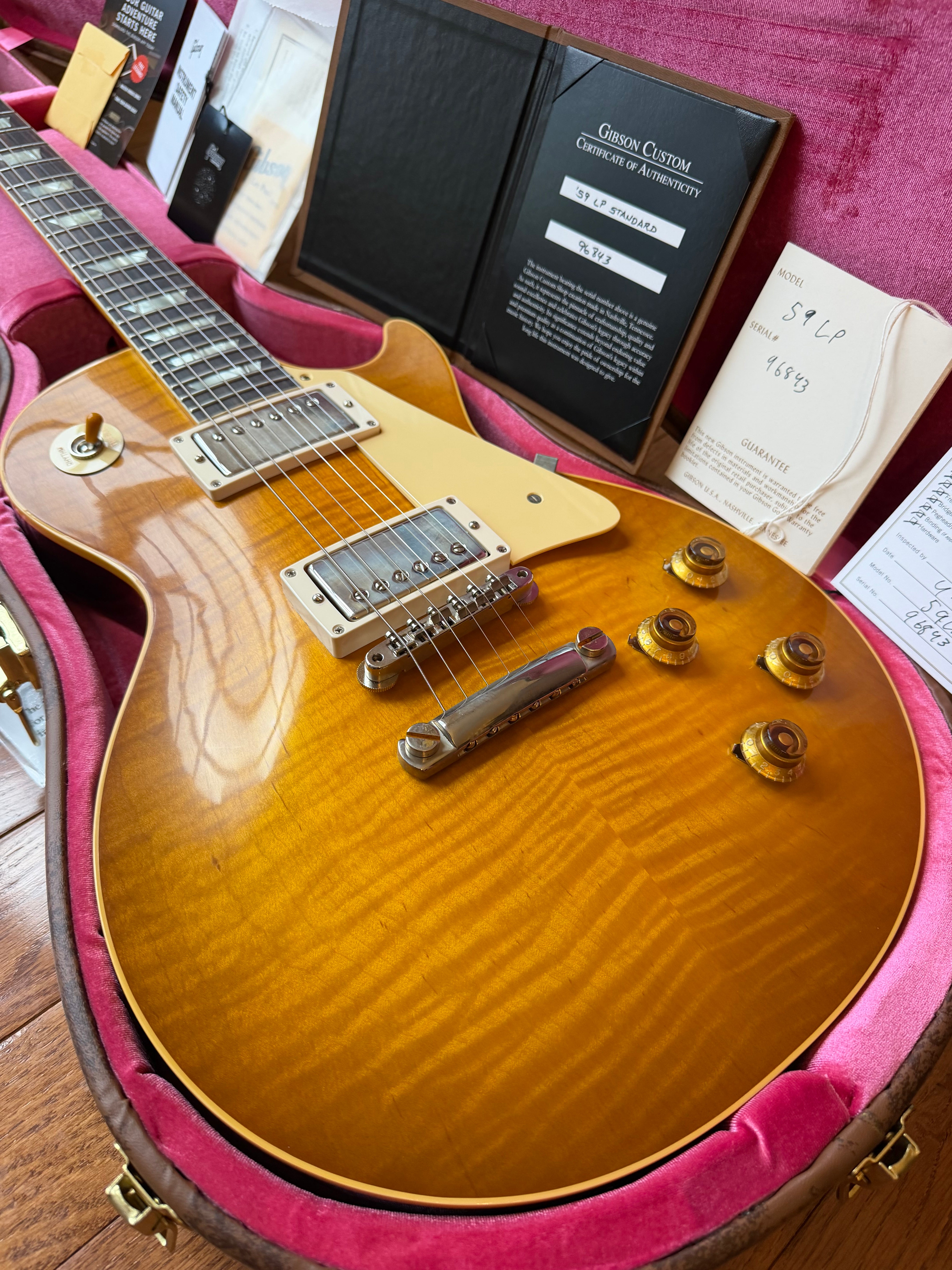 2026 Gibson Custom Shop Les Paul Standard ‘59 Reissue R9 VOS - Dirty Lemon