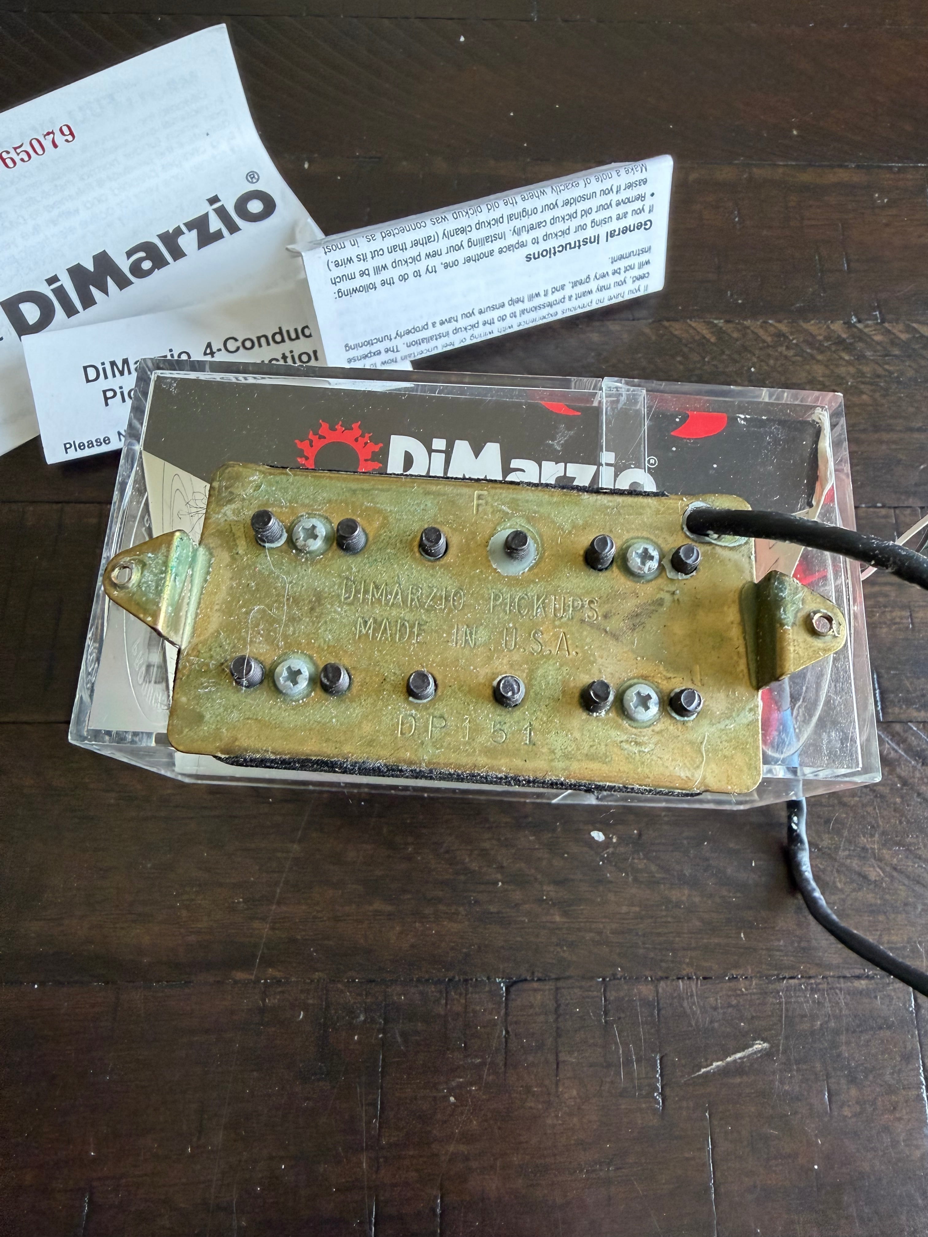 DiMarzio DP151 BK PAF Pro Humbucker Pickup