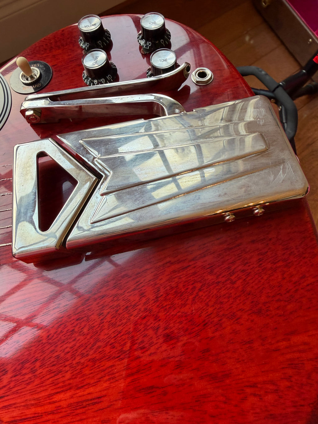 2021 Gibson Custom Shop ‘61 Les Paul SG 60th Anniversary Sideways Vibrola VOS - Cherry Red