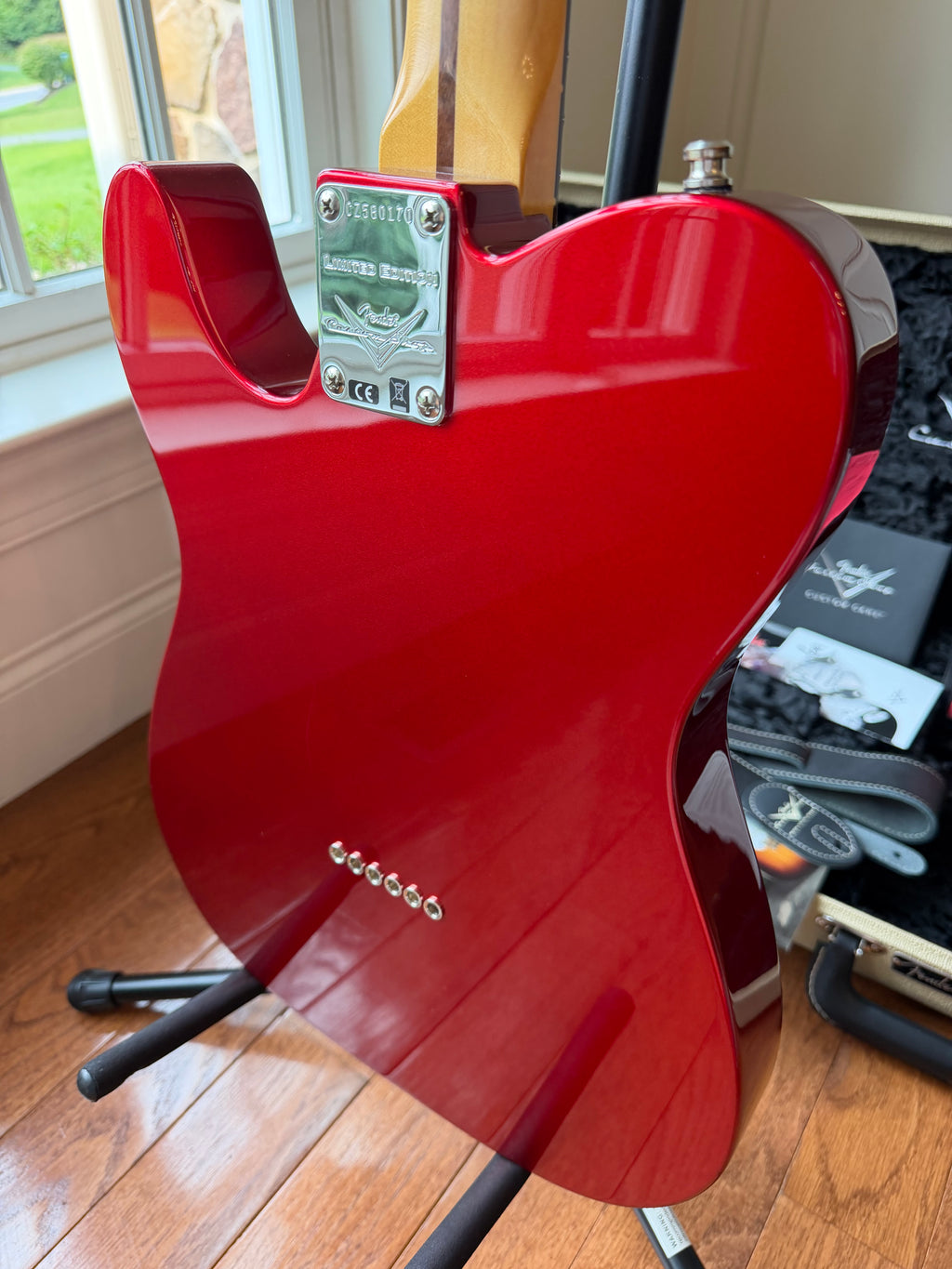 2025 Fender Custom Shop Telecaster W25 Custom Deluxe NOS - Candy Apple Red