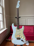 2026 Fender Custom Shop ‘62 Stratocaster 6.6 lbs HSS Heavy Relic - Sonic Blue
