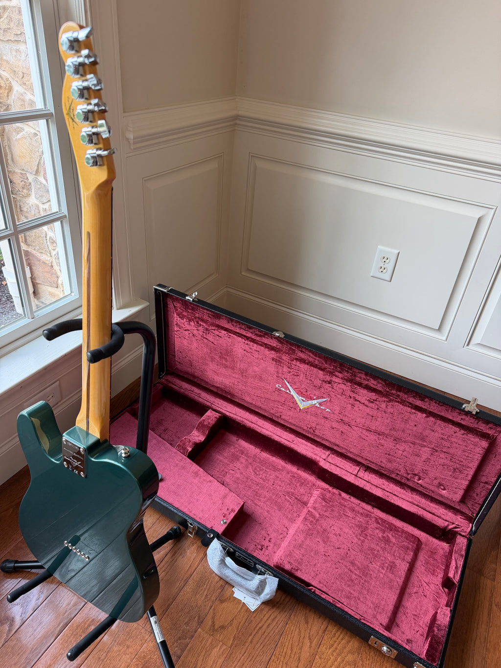 2026 Fender Custom Shop Telecaster W25 Custom Deluxe NOS - Sherwood Green Metallic