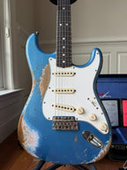 2025 Fender Custom Shop Stratocaster Pro SR25 Super Heavy Relic - Aged Lake Placid Blue