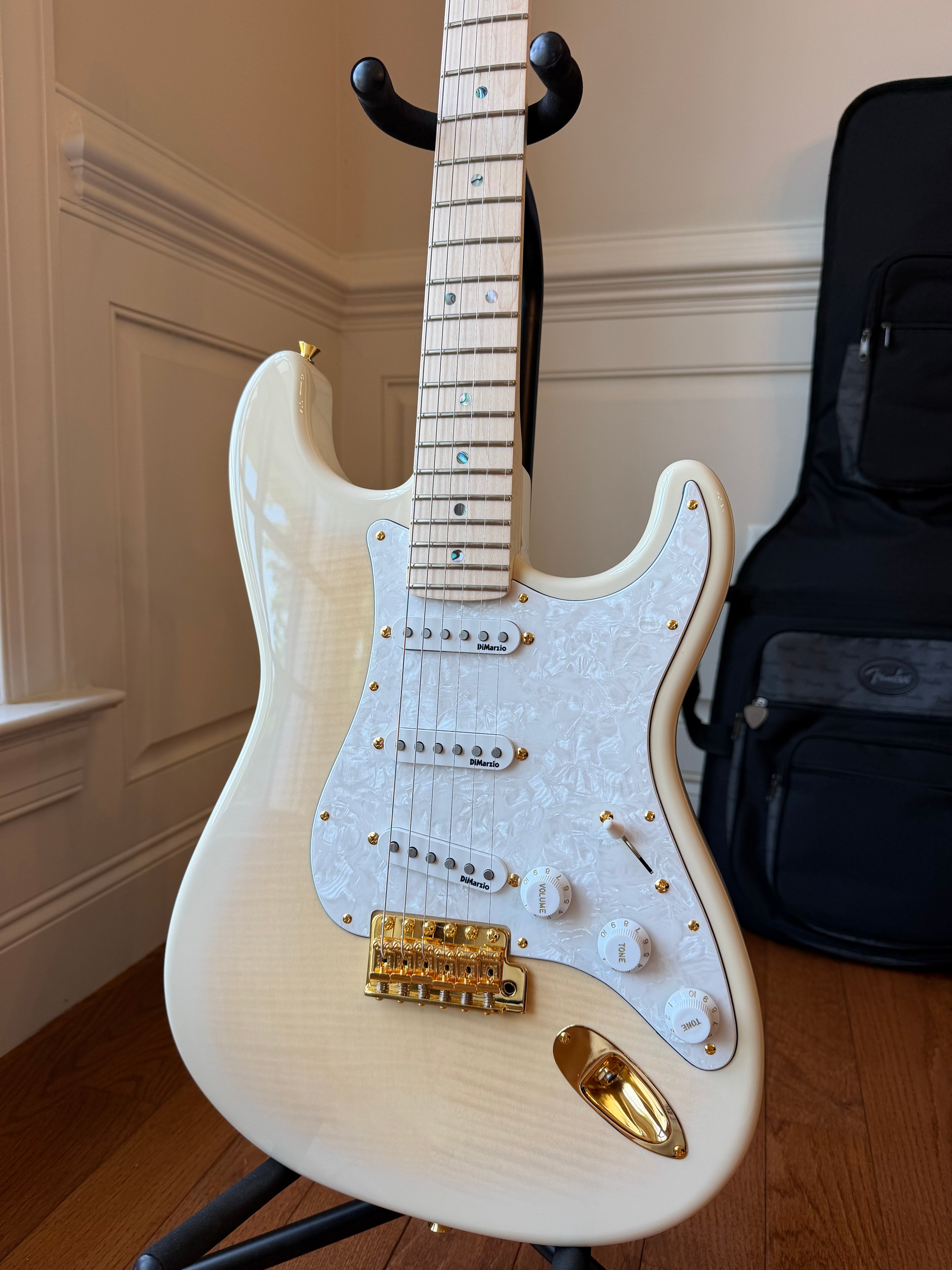 2025 Fender Richie Kotzen Signature Stratocaster MIJ Japan Maple - Transparent White Burst