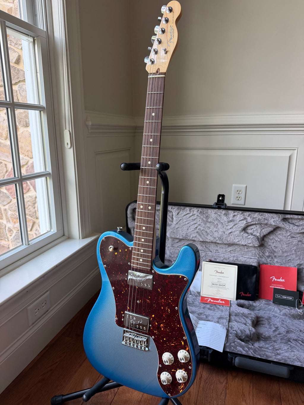 2022 Fender American Mod Shop Telecaster - Skyburst Metallic