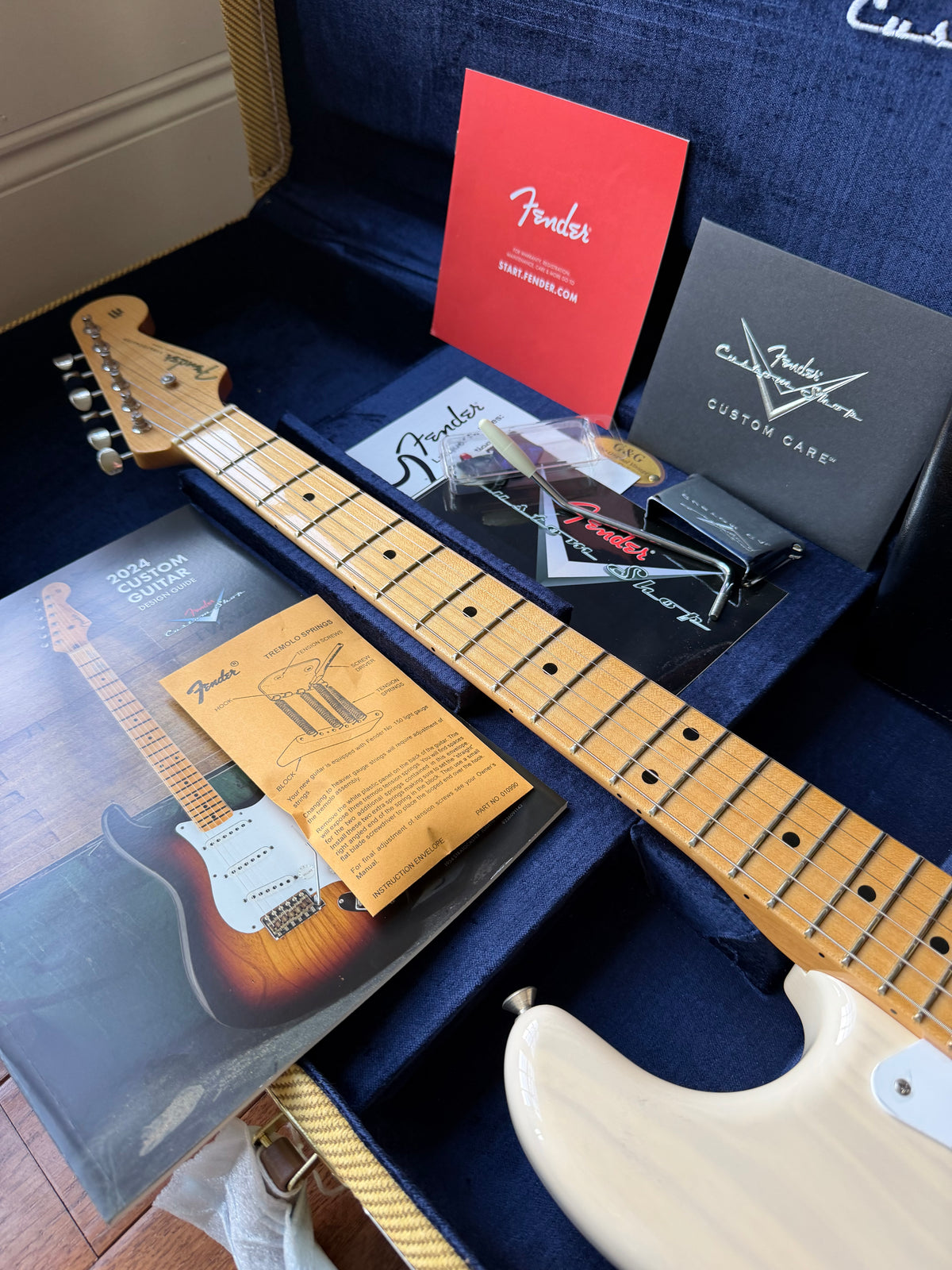 2024 Fender Custom Shop ‘57 Stratocaster TCP Time Capsule - Aged White Blonde