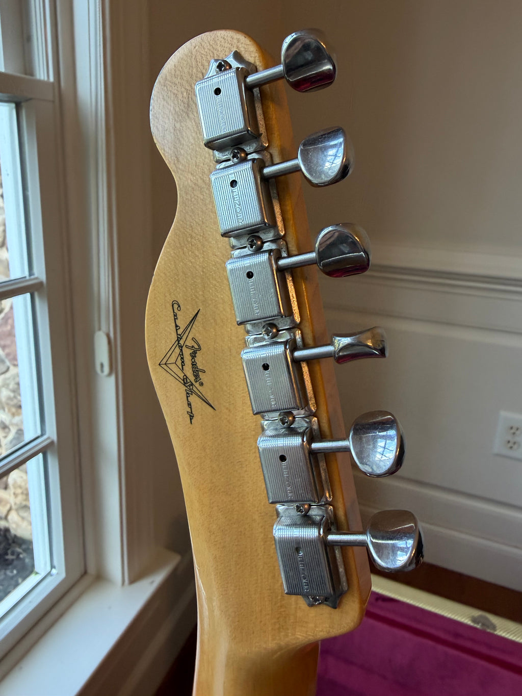 2025 Fender Custom Shop ‘55 Telecaster B5 Journeyman - Super Aged Natural Blonde