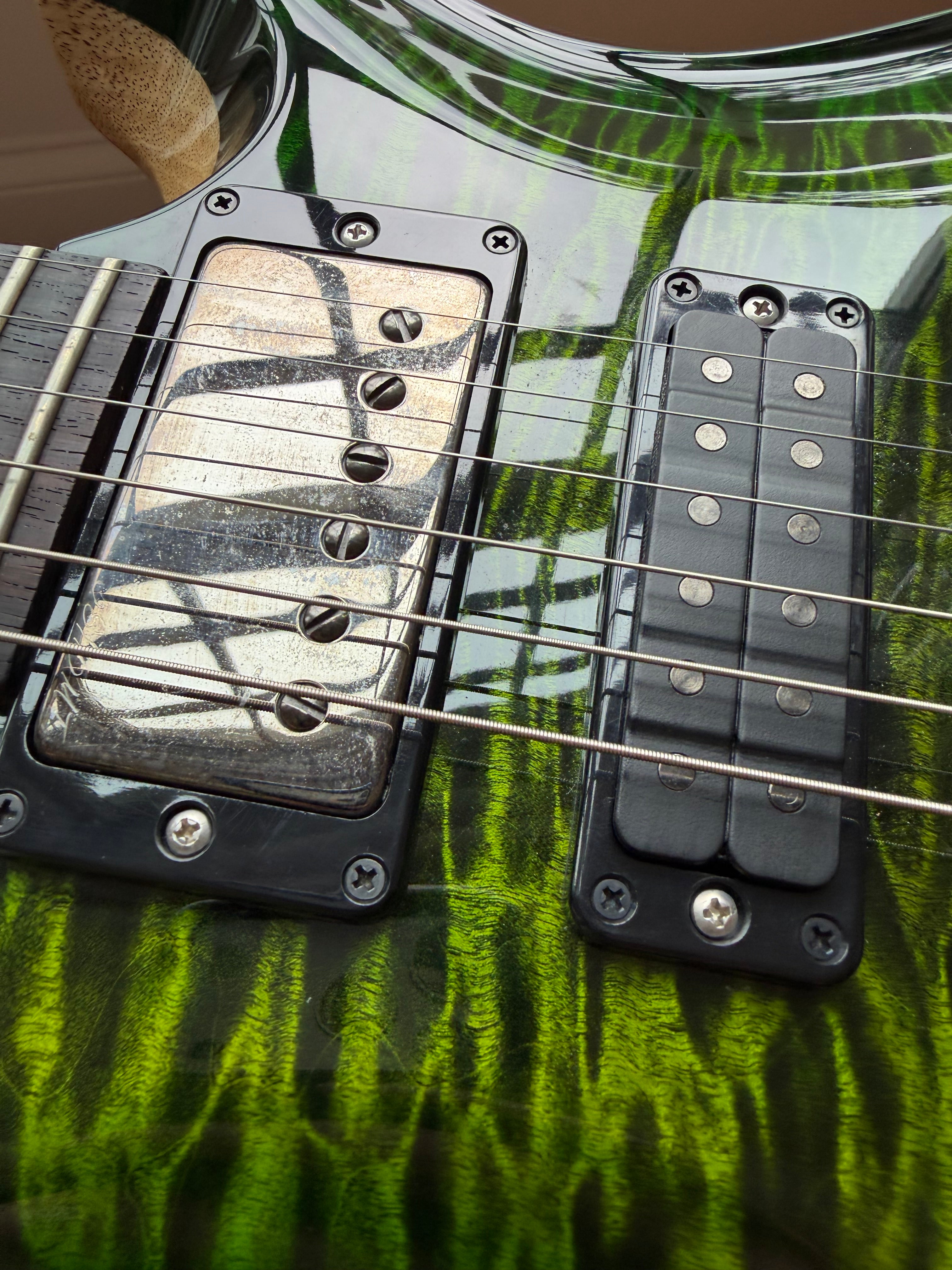 2019 PRS Special Semi-Hollow Wood Library Brazilian Korina - Jade Green Smokeburst