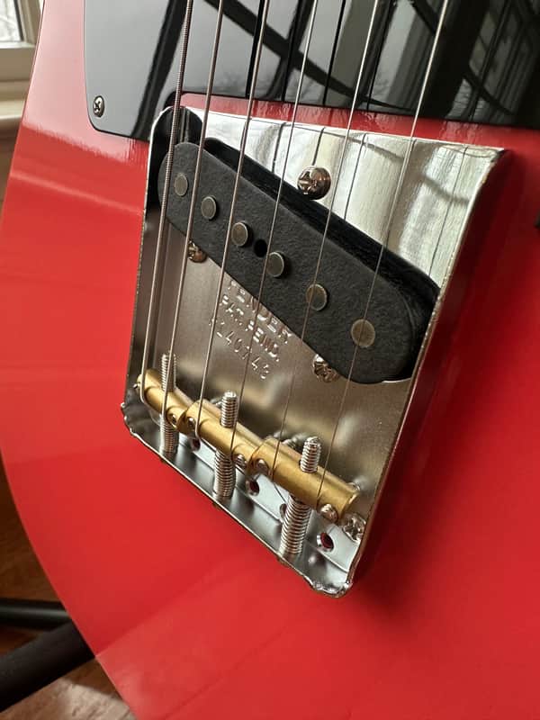 2025 Fender Custom Shop ‘54 Telecaster TCP Time Capsule - Faded Aged Fiesta Red