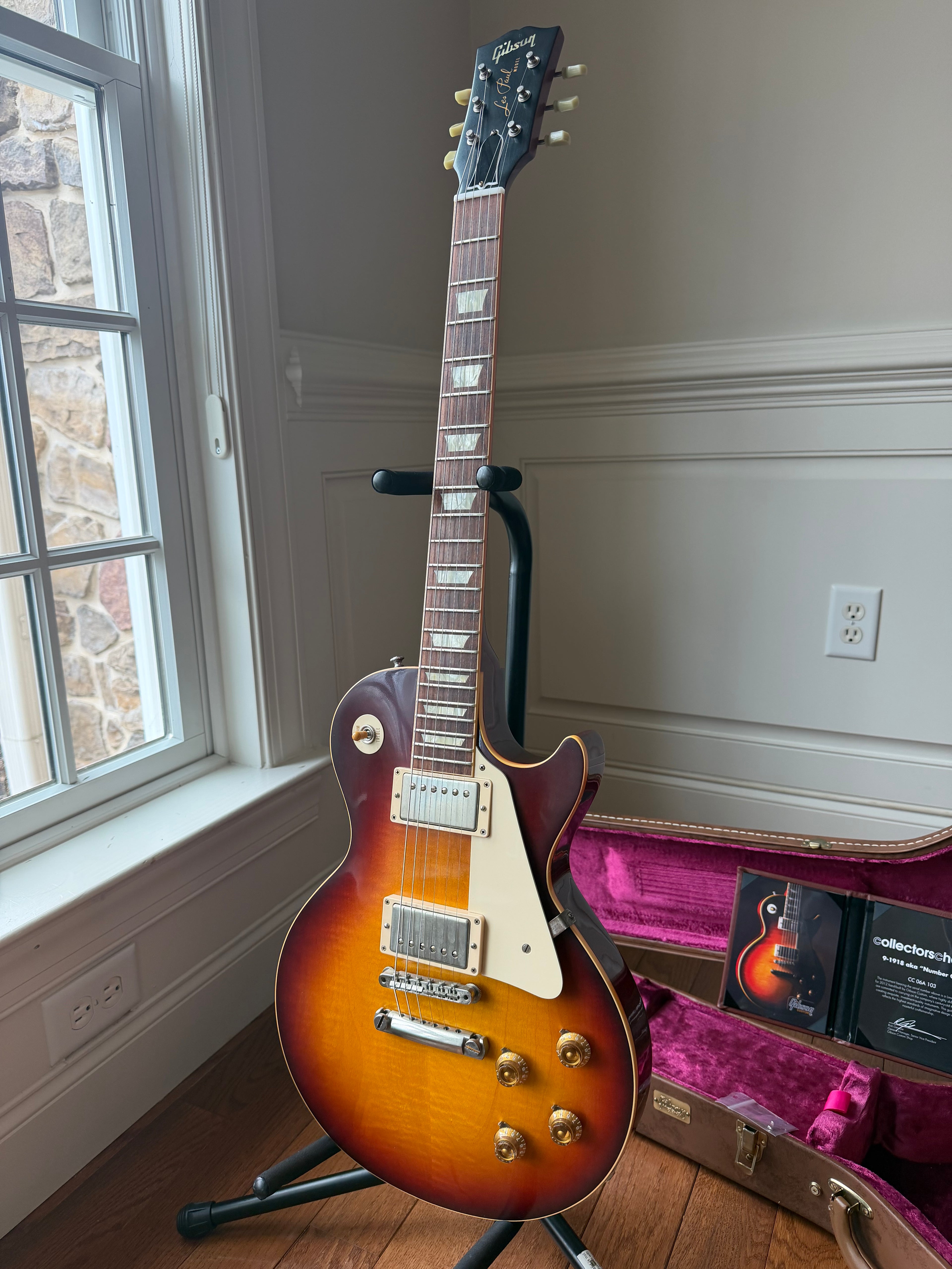 2012 Gibson Custom Shop Collector's Choice #6 CC06 'Number One' Les Paul '59 R9 Aged - Non-filtered Tobacco Burst - Image 3