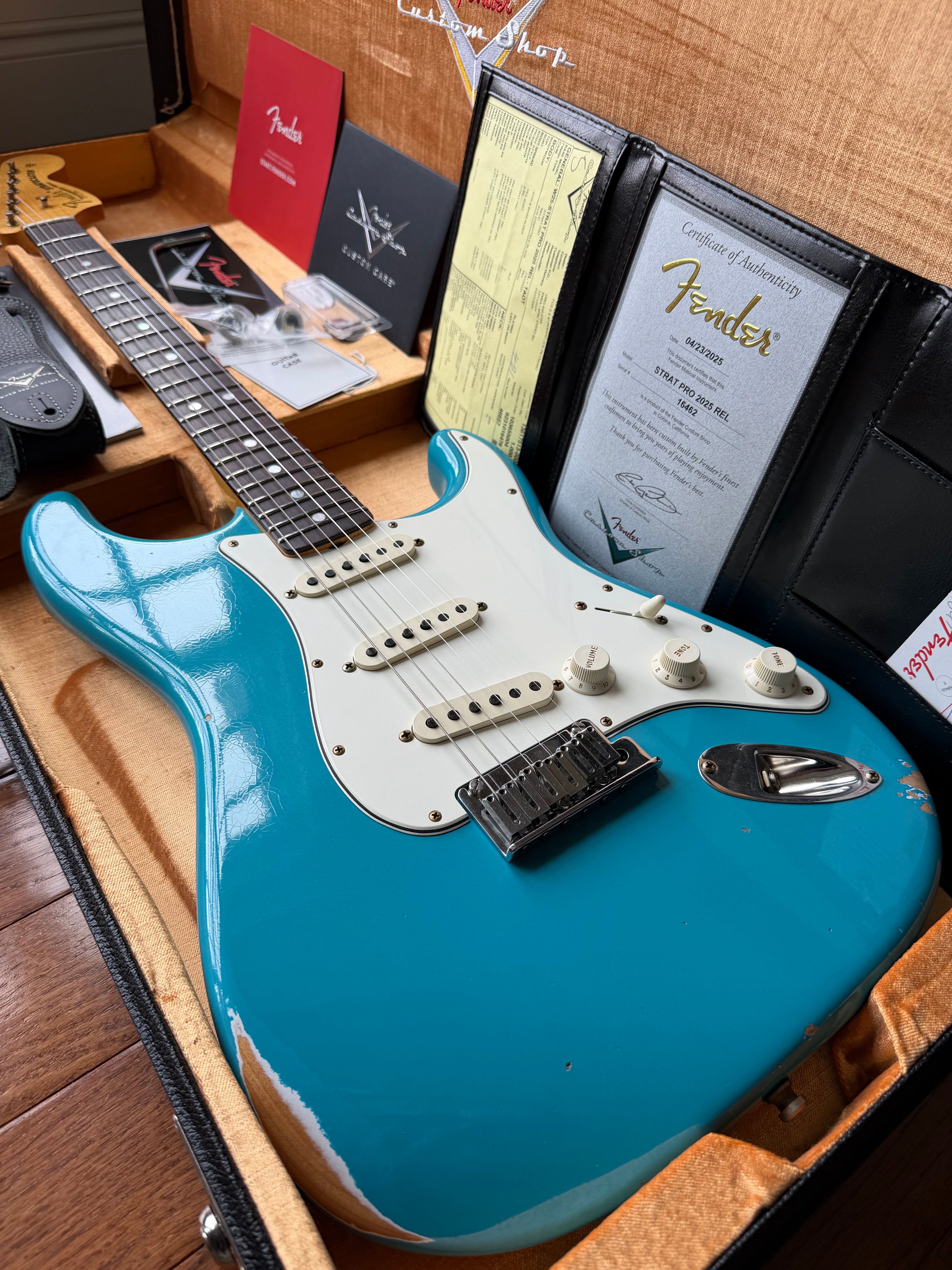 2025 Fender Custom Shop Stratocaster Pro Relic - Taos Turquoise