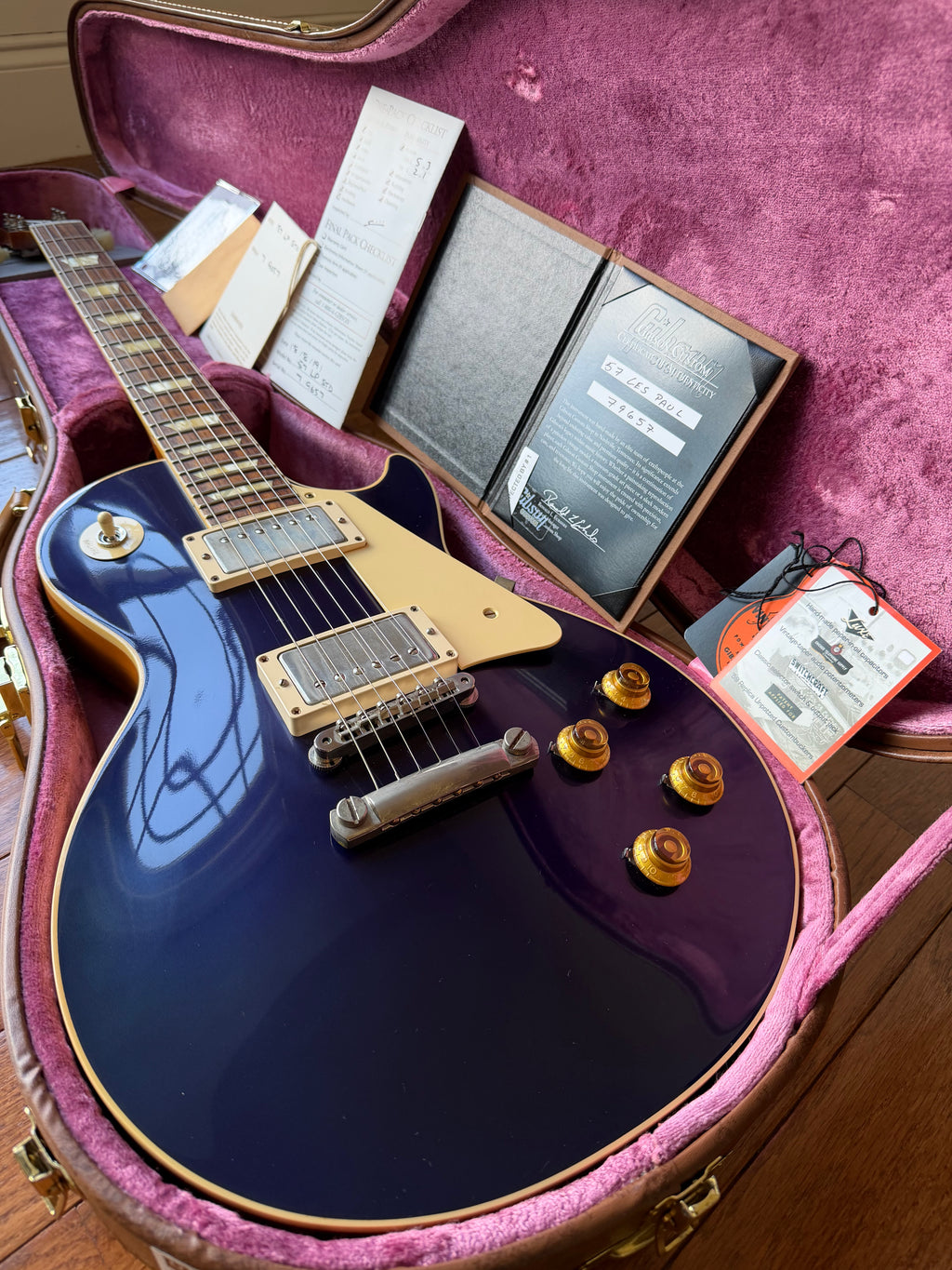 2019 Gibson Custom Shop '57 Reissue R7 Les Paul Standard - Candy Apple Blue - Image 1