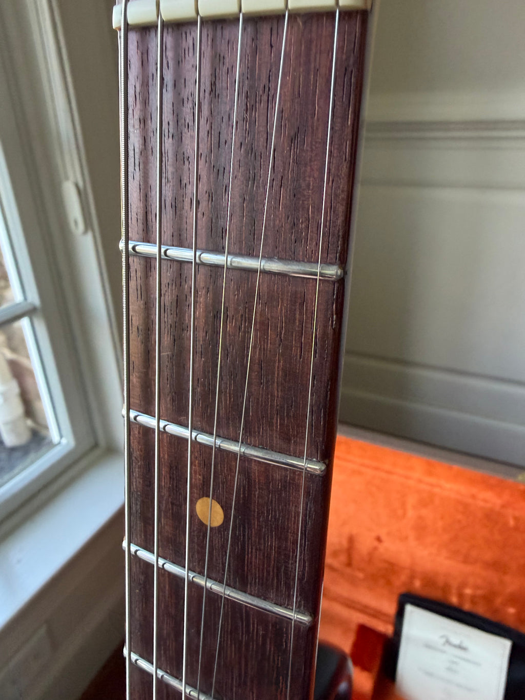2025 Fender American Ultra Luxe Stratocaster Vintage 60s HSS - Sea Foam Green