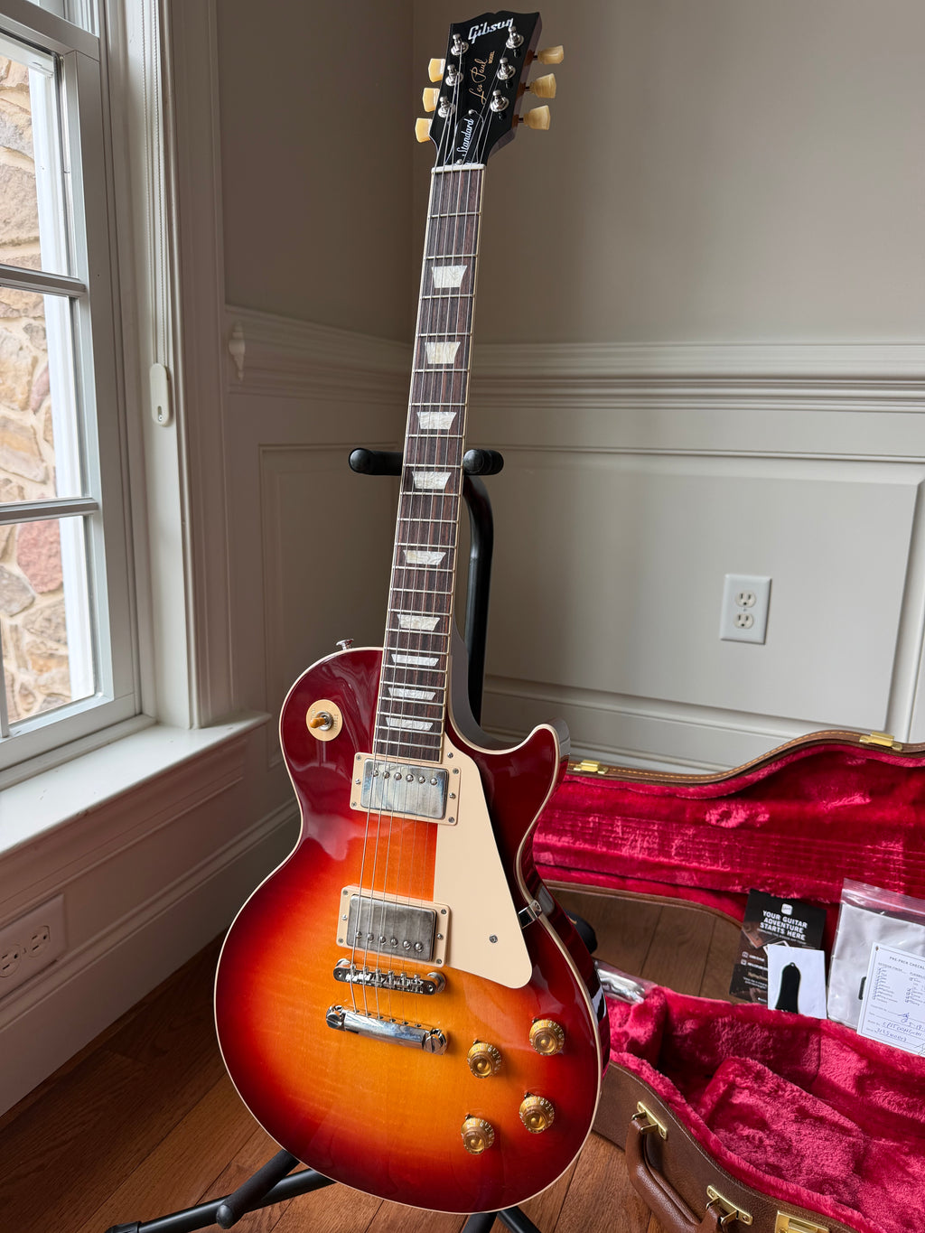 2026 Gibson Les Paul Standard 50s Figured Top - Heritage Cherry Sunburst