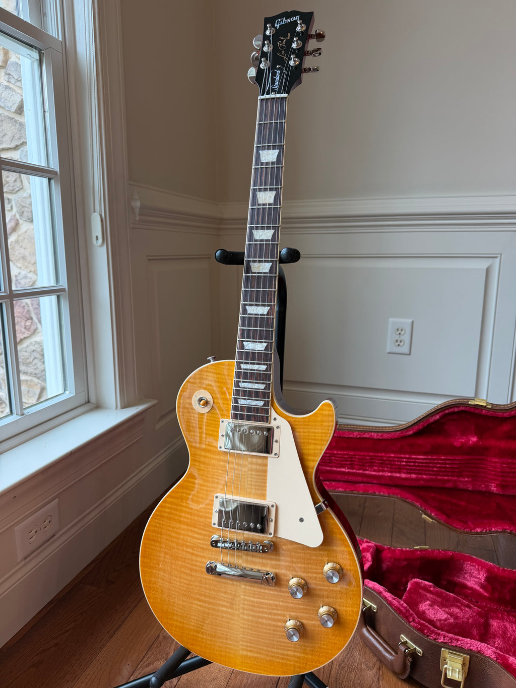 2024 Gibson Les Paul Standard 60s Wildwood Custom Shop Top - Lemon Burst