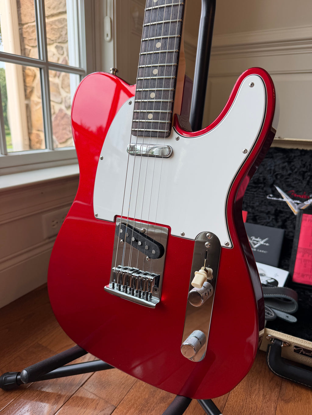 2025 Fender Custom Shop Telecaster W25 Custom Deluxe NOS - Candy Apple Red