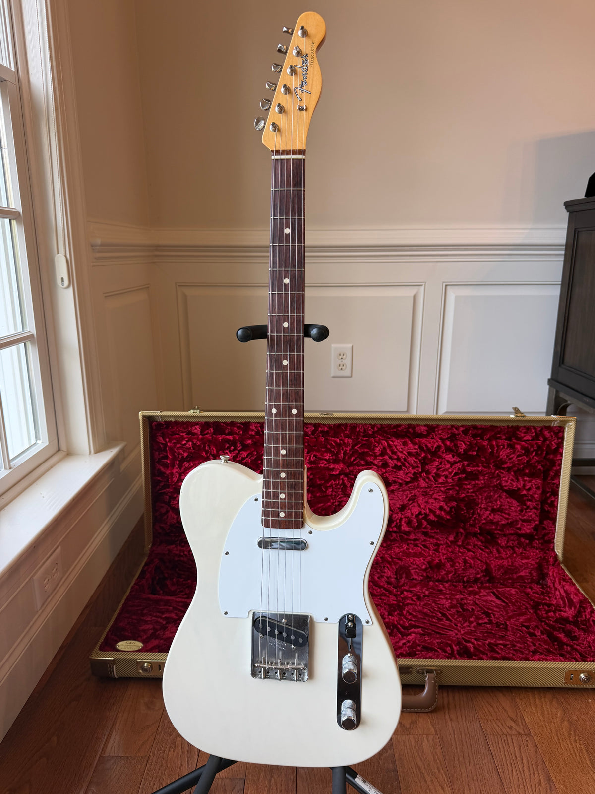 2019 Fender American Telecaster Jimmy Page Signature Mirror - White Blonde