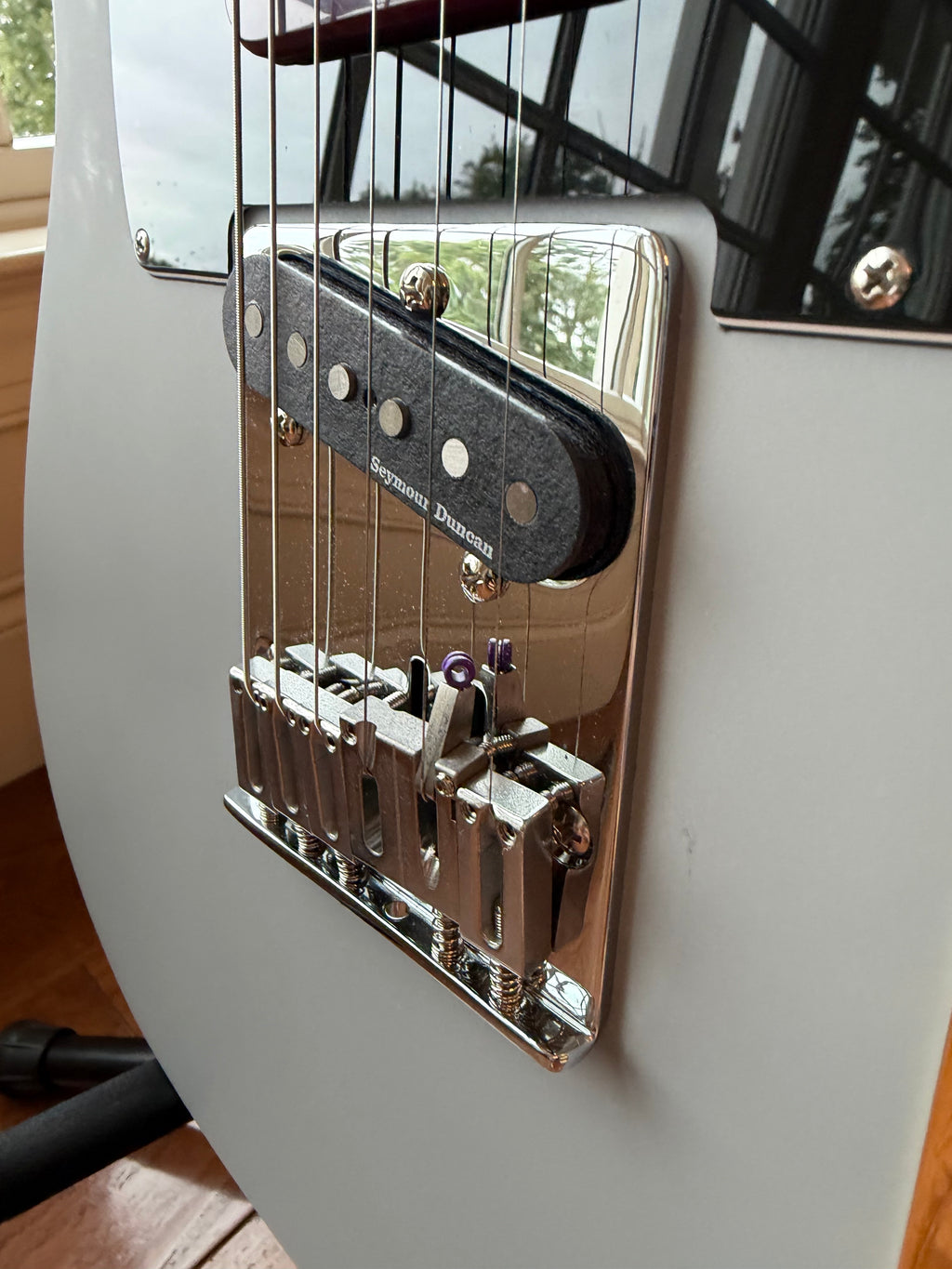 2021 Fender American Telecaster Brent Mason Signature B-Bender - Primer Gray