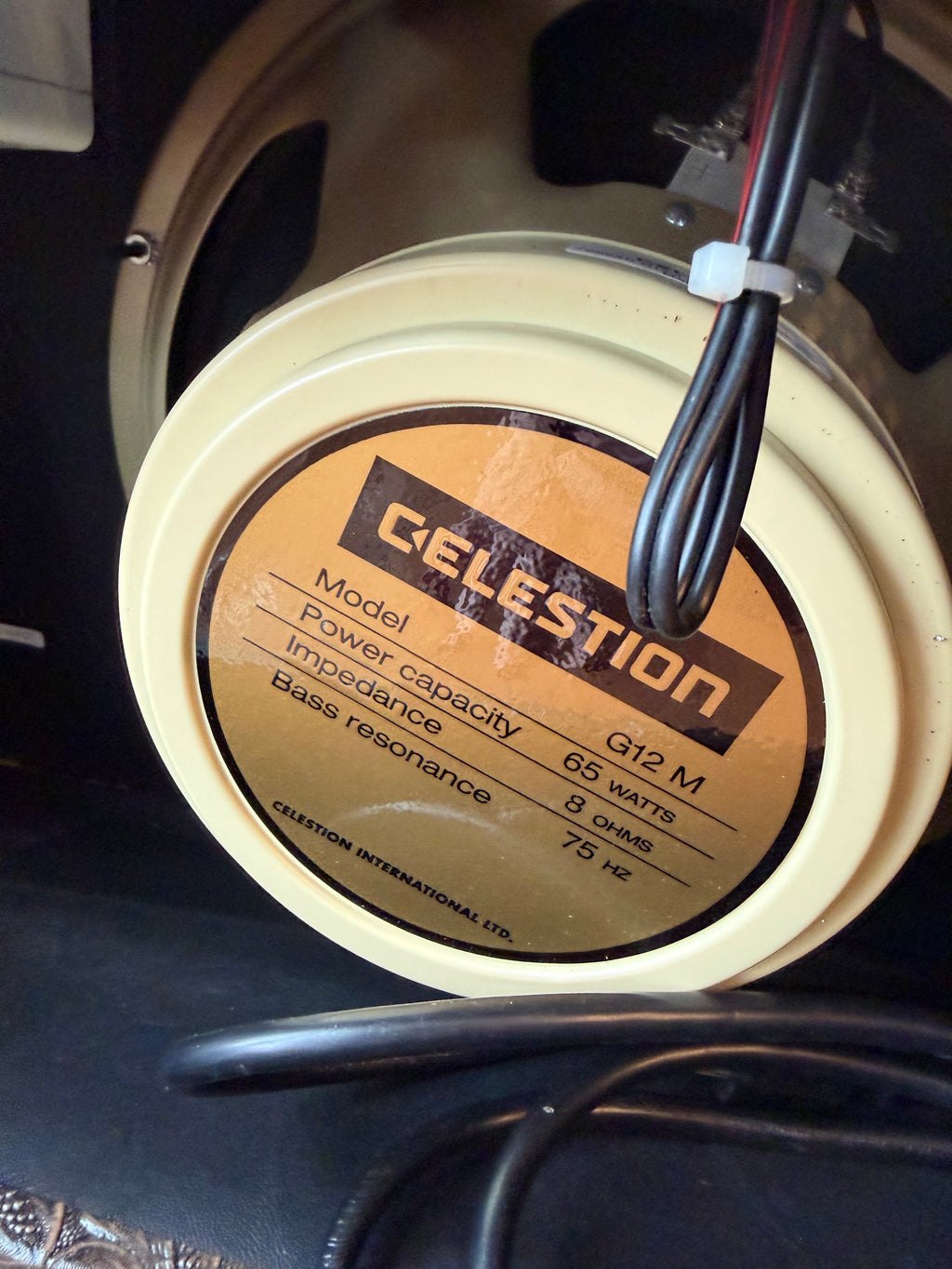 Fender '65 Deluxe Reverb FSR Western CB w/Celestion Creamback G12M