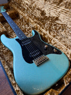 2015 Charvel Custom Shop So Cal - Seafoam Sparkle Nitro Platinum Pink Overspray