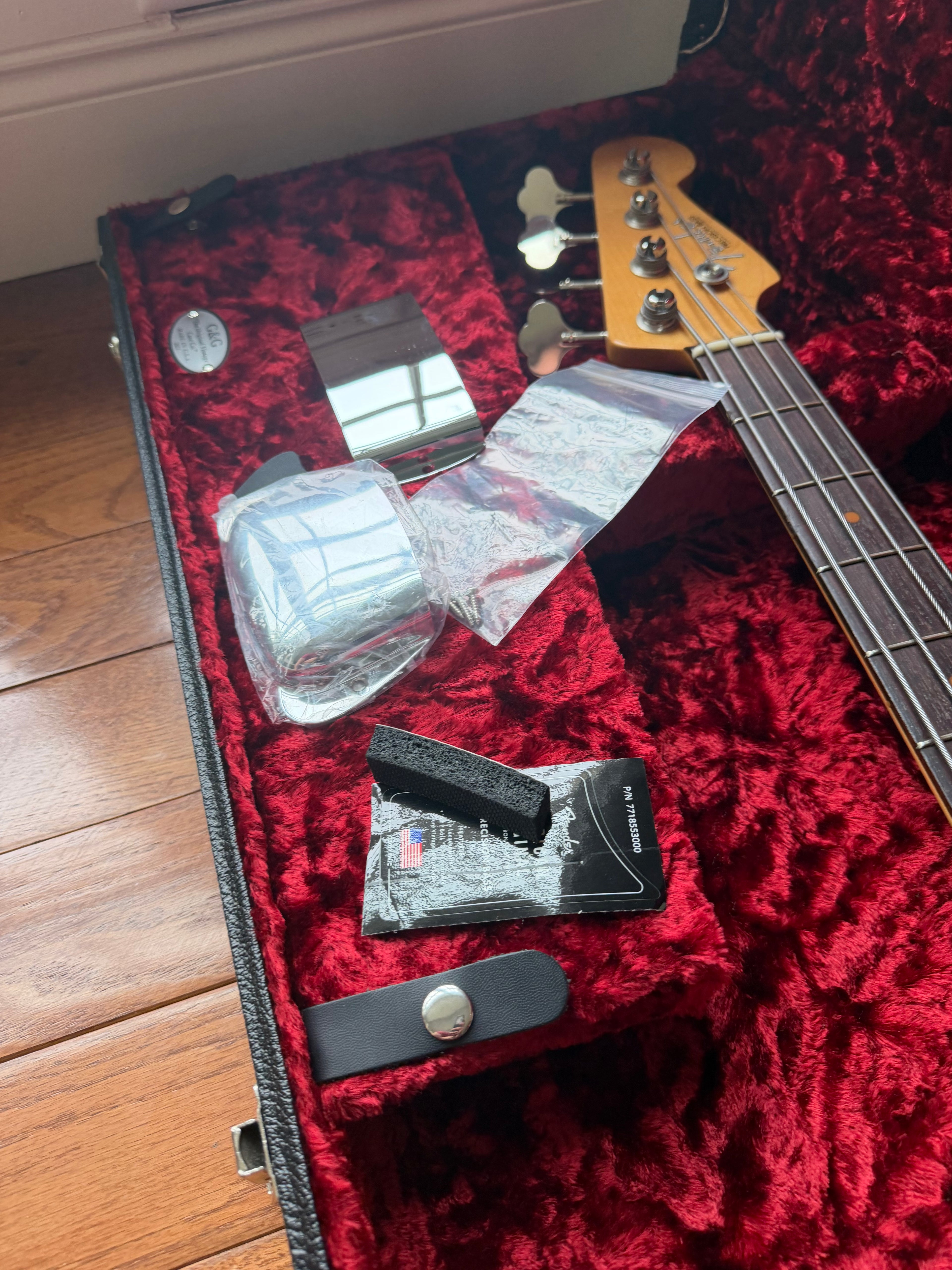 2022 Fender American Original 60s Precision Bass Rosewood - Lake Placid Blue