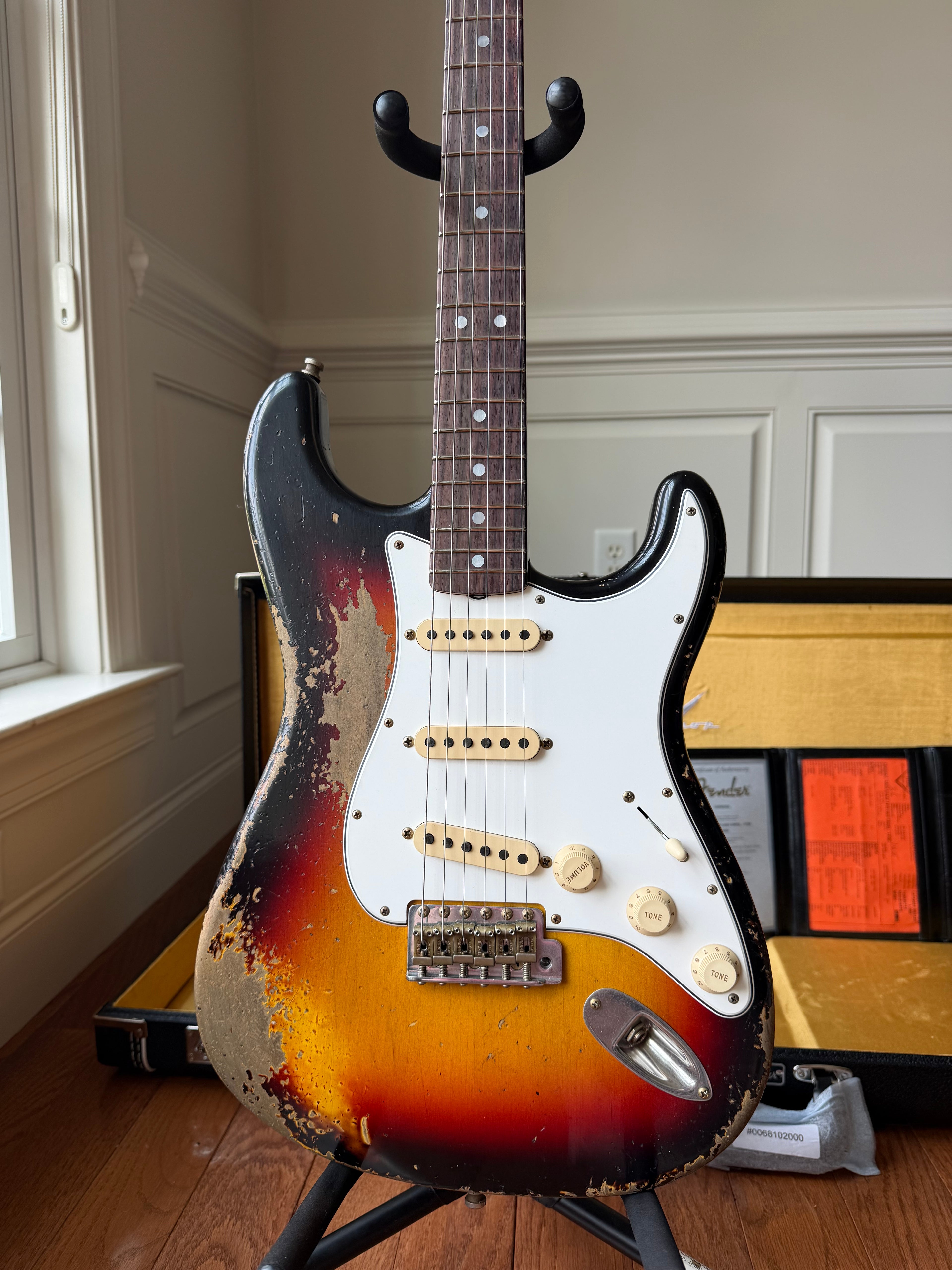 2025 Fender Custom Shop Stratocaster Pro SR25 Super Heavy Relic - 3 Color Sunburst