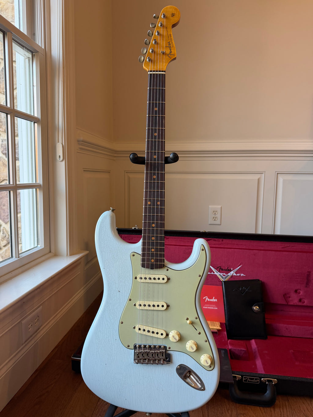 2025 Fender Custom Shop ‘64 Stratocaster L-Series Limited Journeyman - Faded Sonic Blue