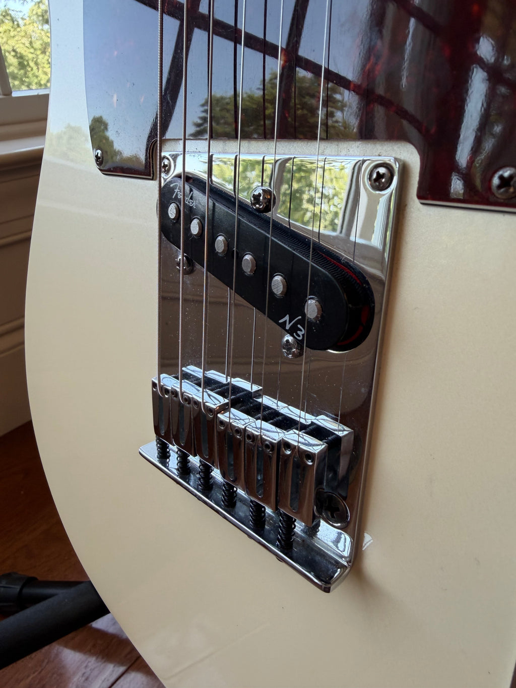 2015 Fender American Deluxe Telecaster - Olympic White Pearl
