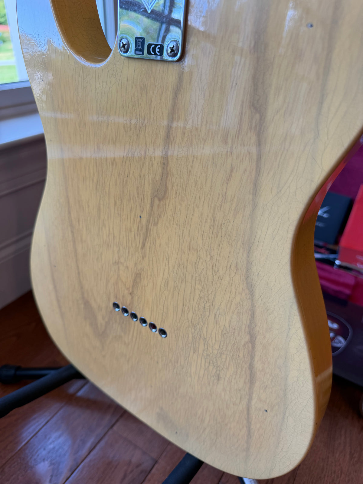 2025 Fender Custom Shop ‘55 Telecaster B5 Journeyman - Super Aged Natural Blonde
