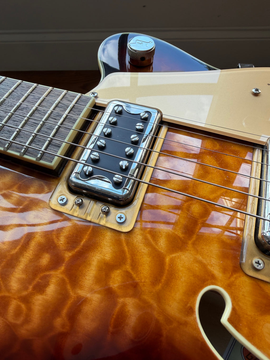 2024 Gretsch G5655T-QM Electromatic Center Block Jr. Hard Shell Case - Sweet Tea