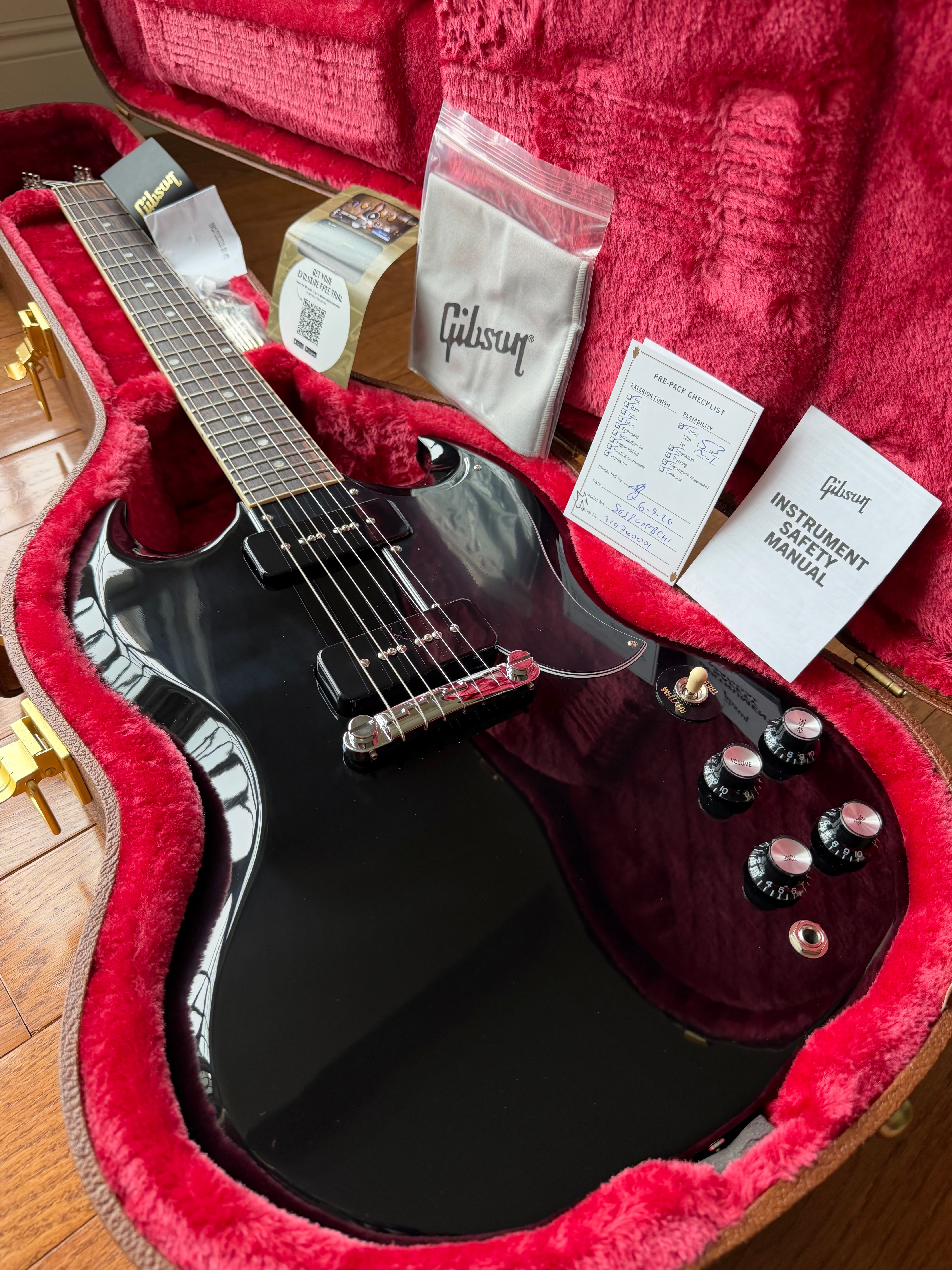2026 Gibson SG Special - Ebony Black