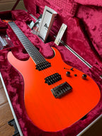 2025 Ibanez RG Prestige RGR5221 - Transparent Fluorescent Orange