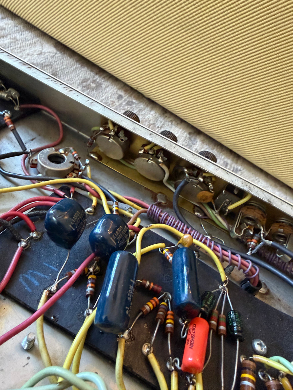 1976 Fender Bassman 50 Silverface Guitar Amp Head