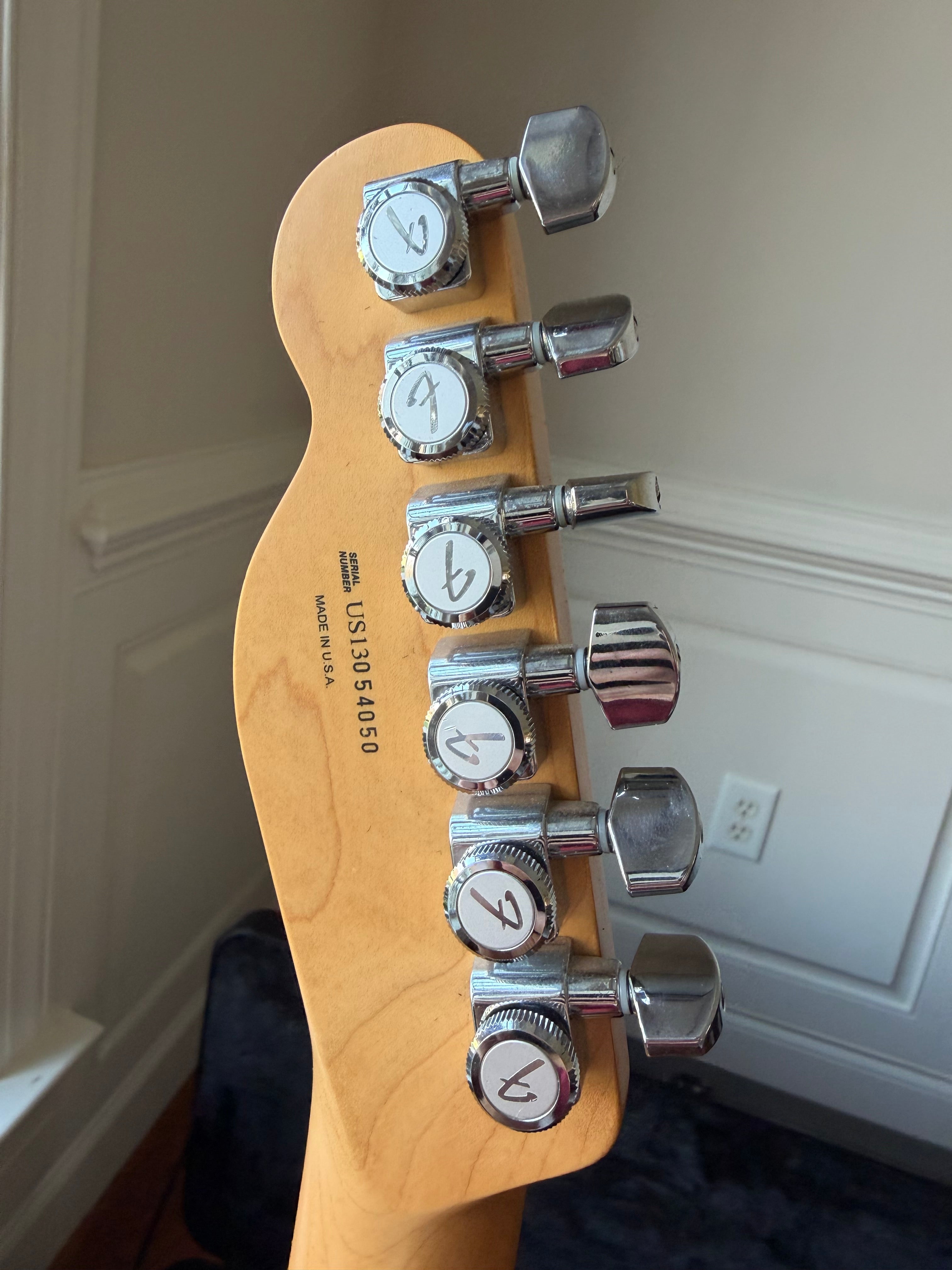 2013 Fender American Deluxe Telecaster Thinline - Olympic White - Image 10