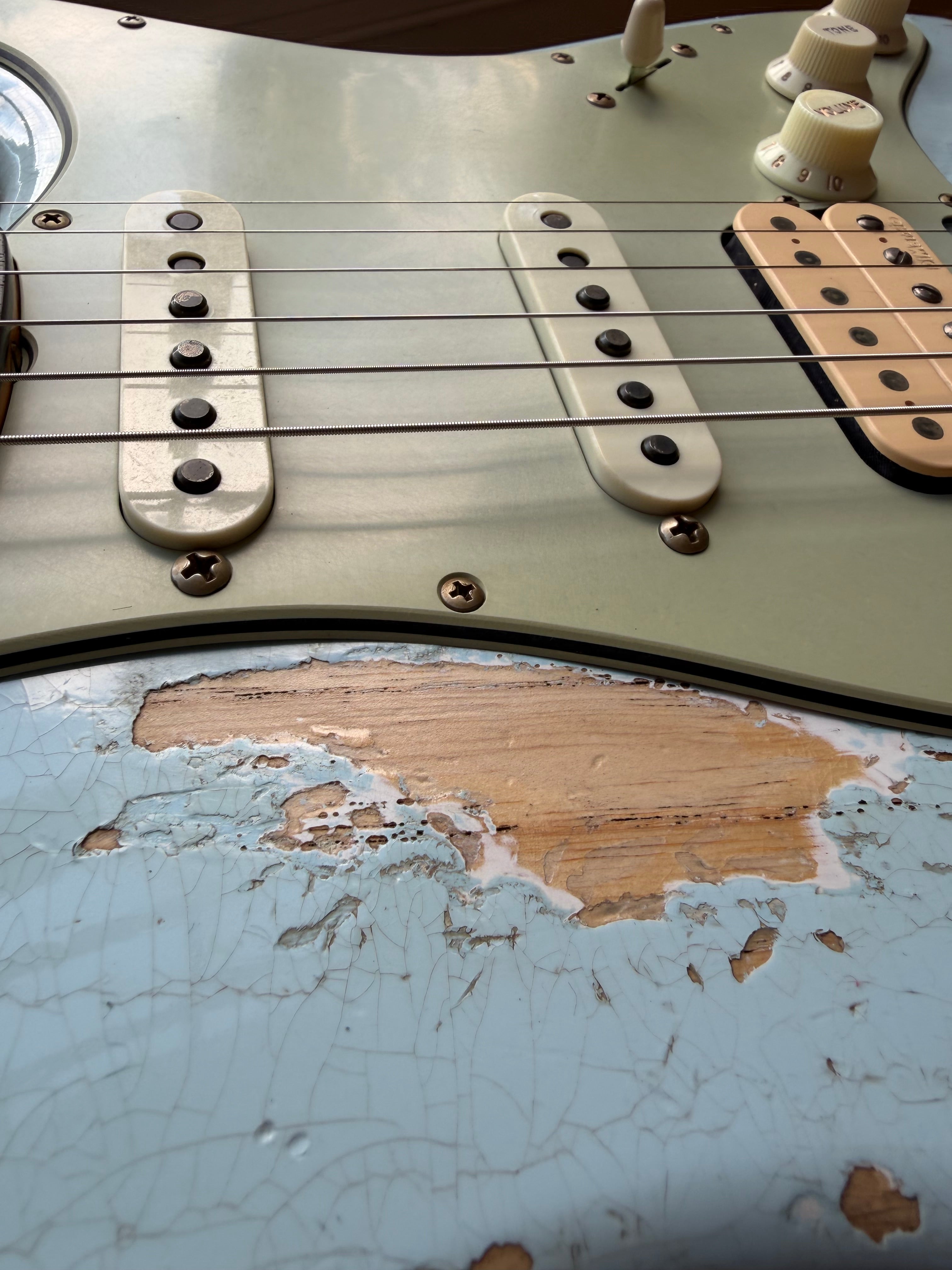 2026 Fender Custom Shop ‘62 Stratocaster HSS Heavy Relic - Sonic Blue