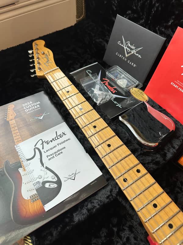 2025 Fender Custom Shop ‘54 Telecaster TCP Time Capsule - Faded Aged Fiesta Red