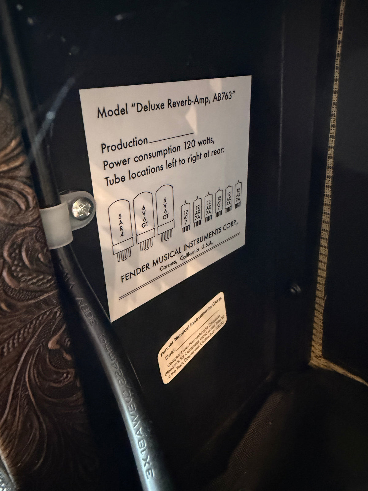 Fender '65 Deluxe Reverb FSR Western CB w/Celestion Creamback G12M