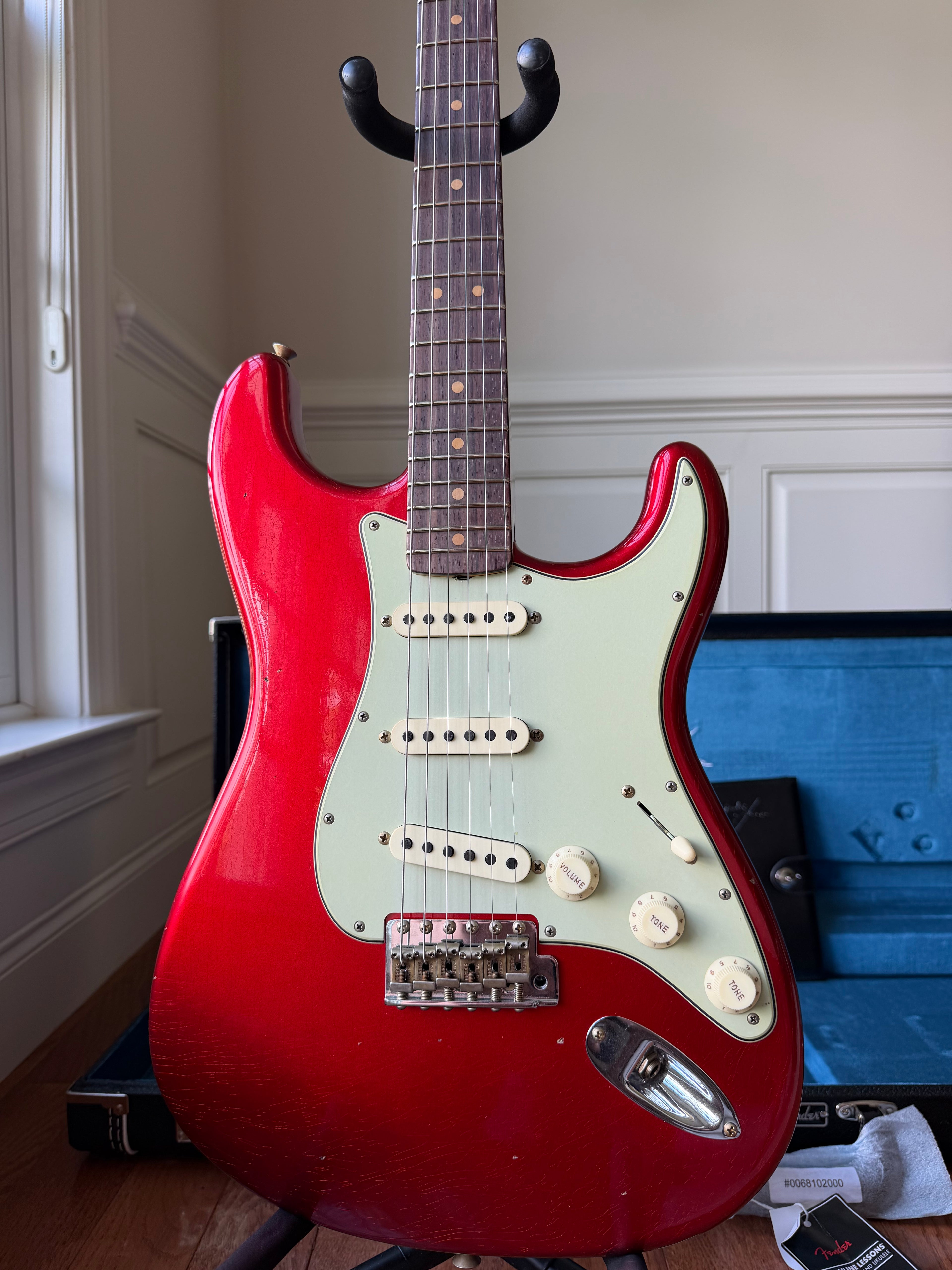 2026 Fender Custom Shop ‘64 Stratocaster L-Series Limited Journeyman - Aged Candy Apple Red