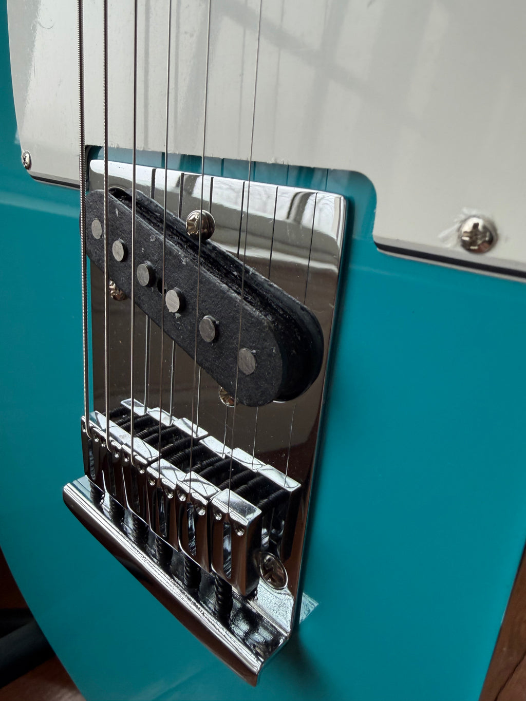 2025 Fender Custom Shop Telecaster Custom Deluxe W25 NOS - Taos Turquoise - Image 5