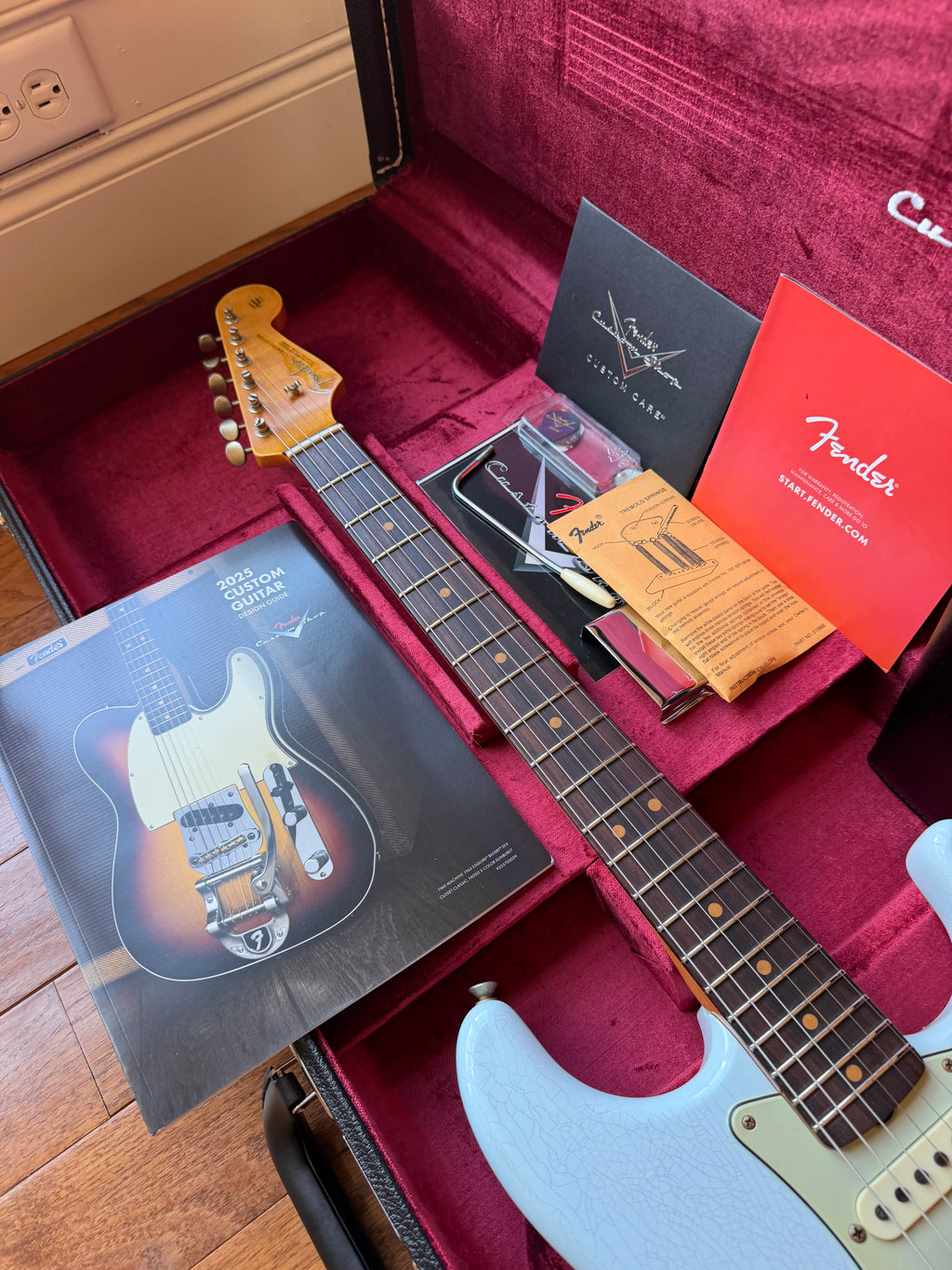 2025 Fender Custom Shop ‘64 Stratocaster L-Series Limited Journeyman - Faded Sonic Blue