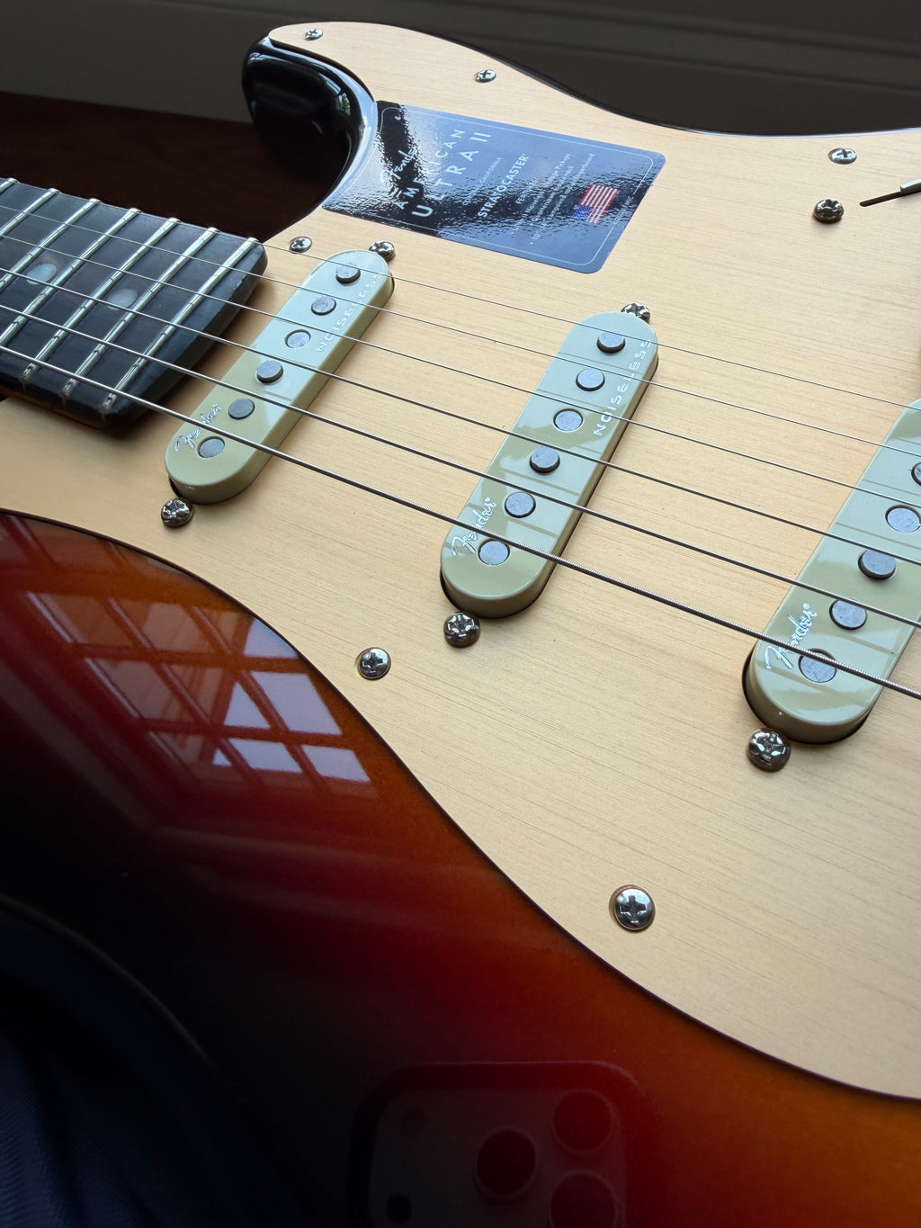 2026 Fender American Ultra II Stratocaster Ebony Fretboard - Ultraburst