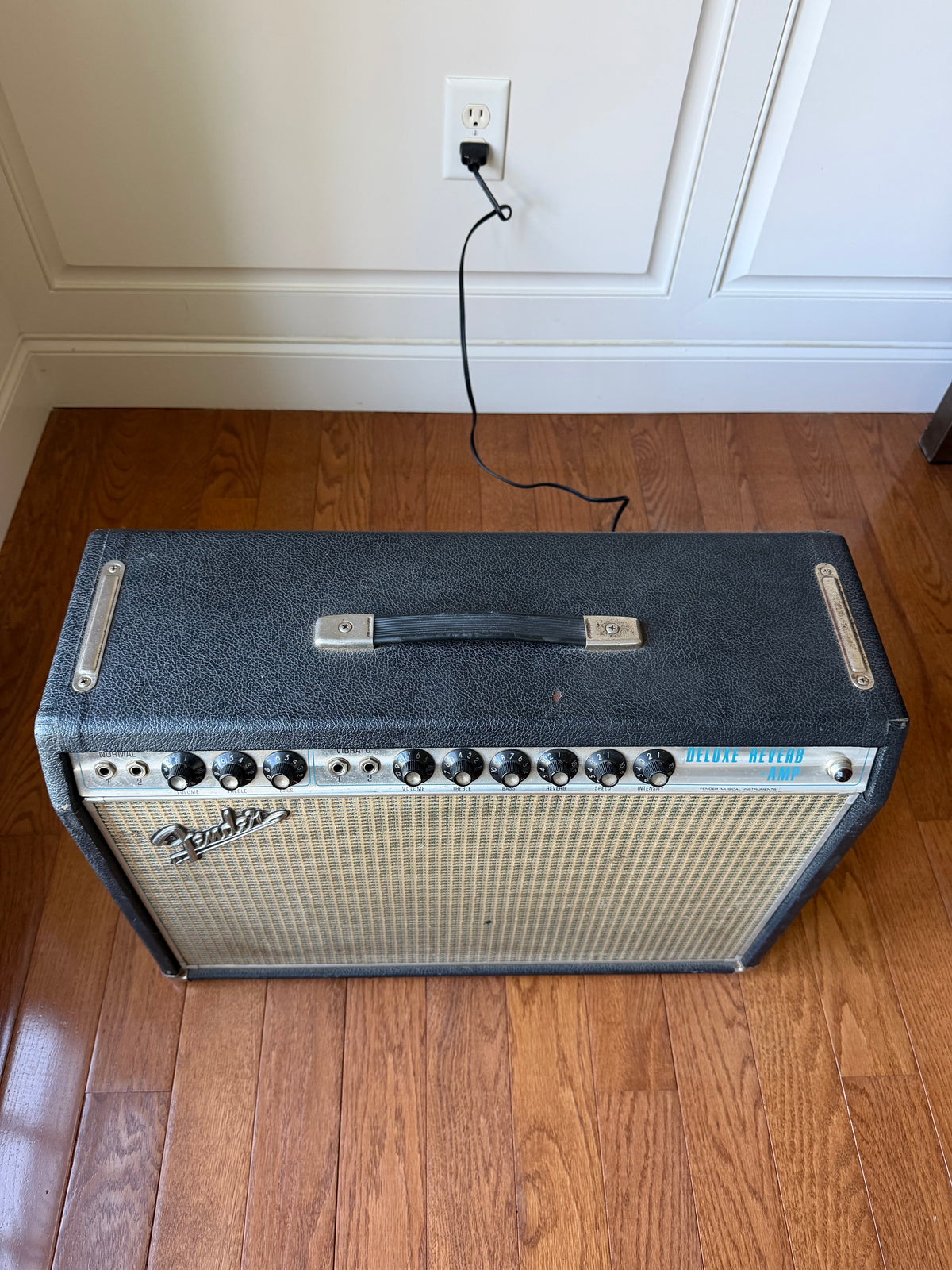 1968 Fender Deluxe Reverb ‘68 Silverface Drip Edge Vintage