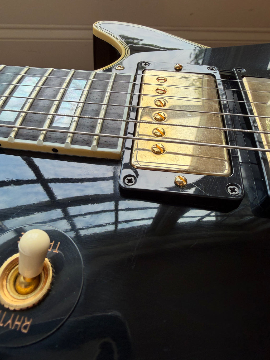 2023 Gibson Custom Shop Les Paul Custom ‘57 Reissue 3 Pickup Black Beauty - Ebony Black
