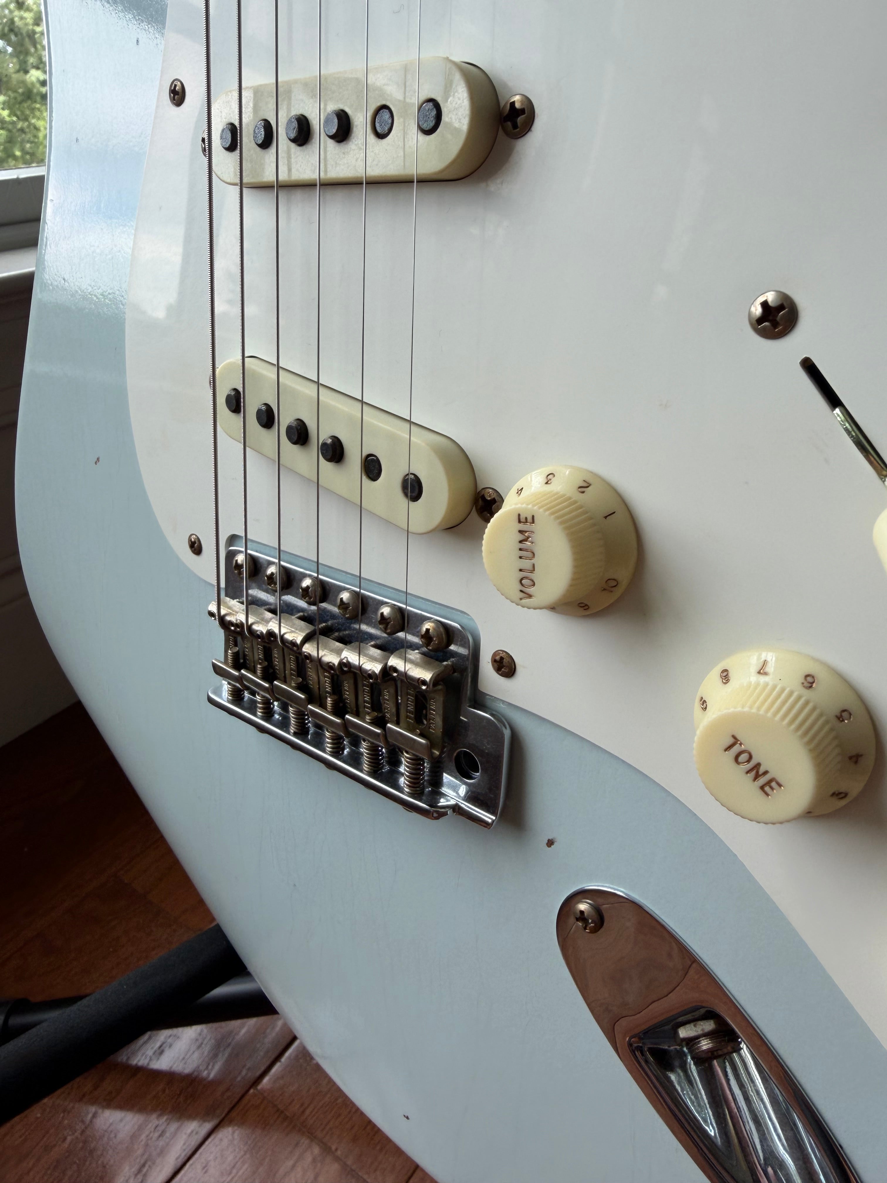2025 Fender Custom Shop ‘56 Stratocaster S23 Limited Journeyman - Super Faded Aged Sonic Blue